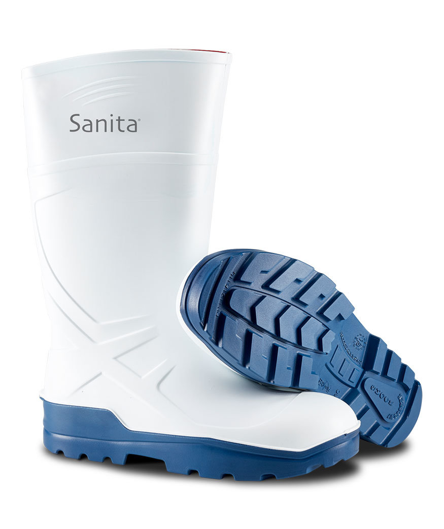 Sanita Omega gummist&oslash;vler O4, Hvid