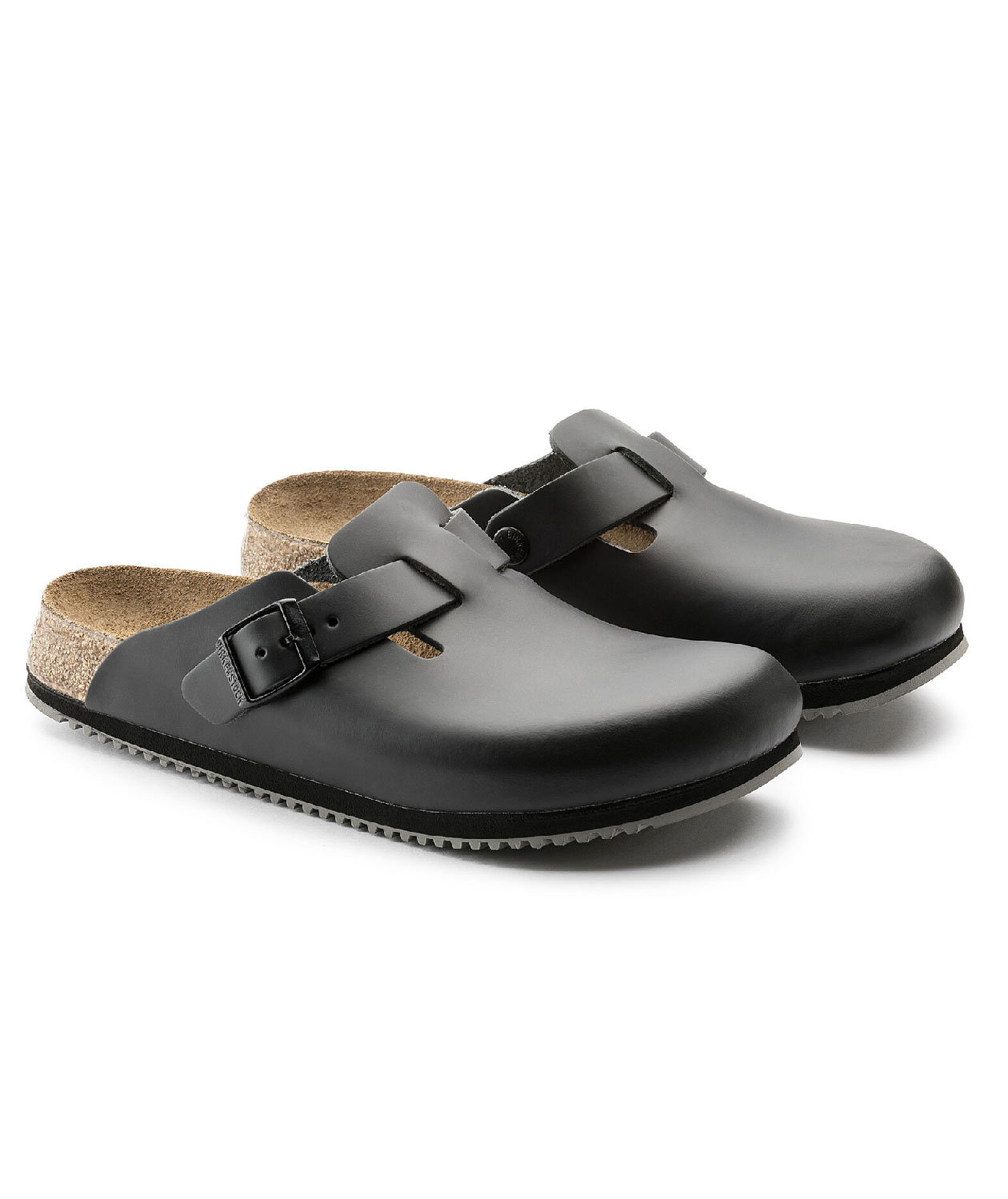 Birkenstock Boston Supergrip Regular Fit Sandalen, Schwarz, large image number 4