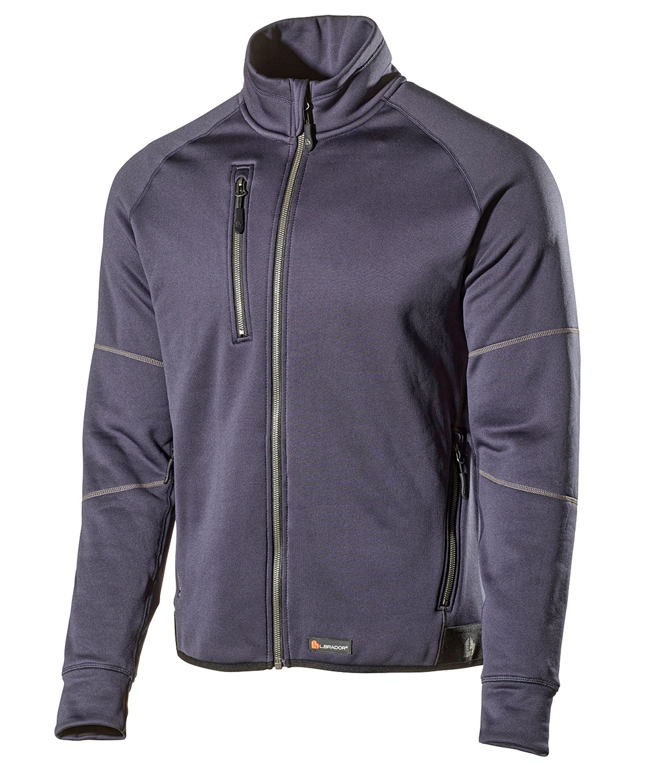 L.Brador sweatshirt 6024P full stretch, Indigobl&aring;