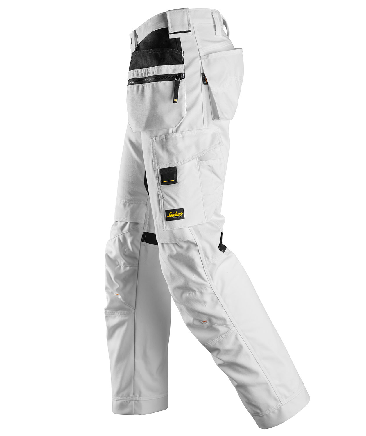 Snickers AllroundWork Canvas+ h&aring;ndverksbukse 6224, Hvit, large image number 3