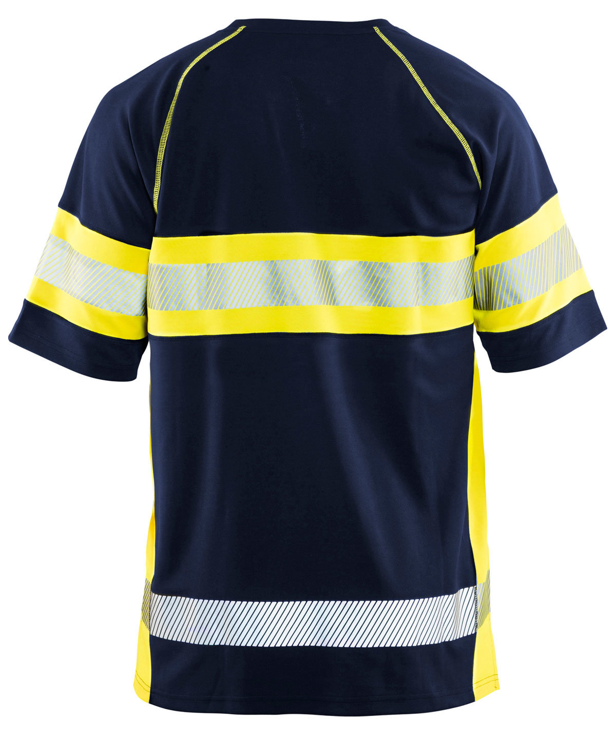 Bl&aring;kl&auml;der T-shirt, Marine/Hi-Vis yellow, large image number 2