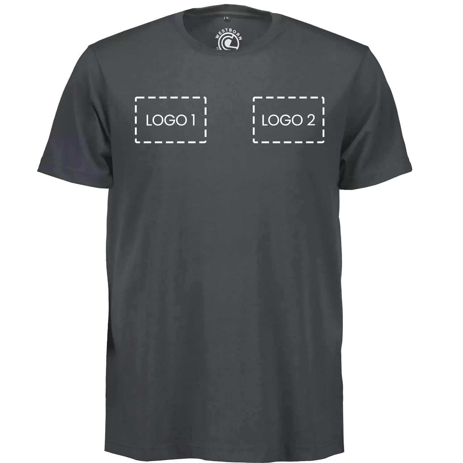 Westborn T-shirt with logo print, , large image number 1