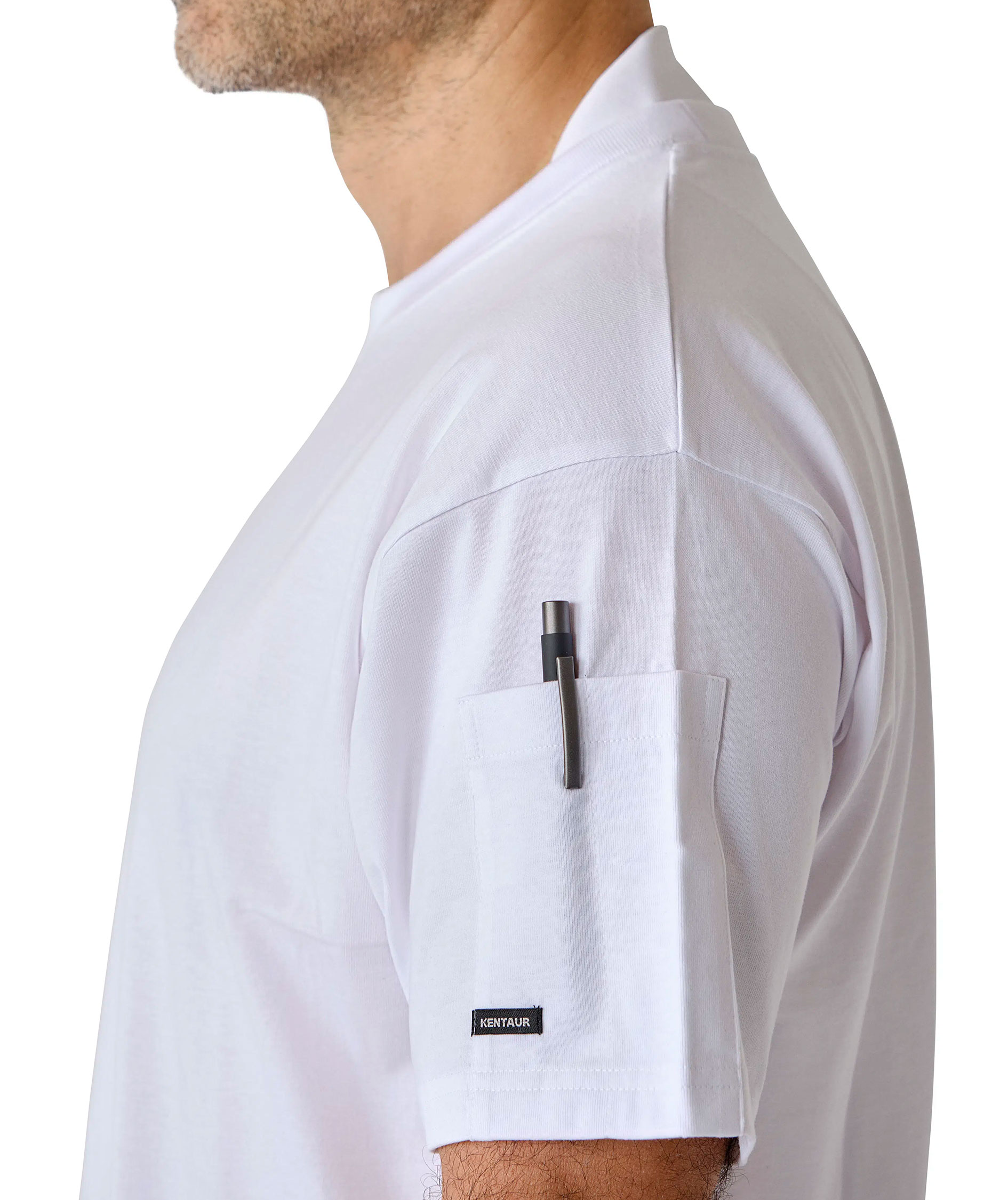 Kentaur chefs-/service T-shirt, White, large image number 6