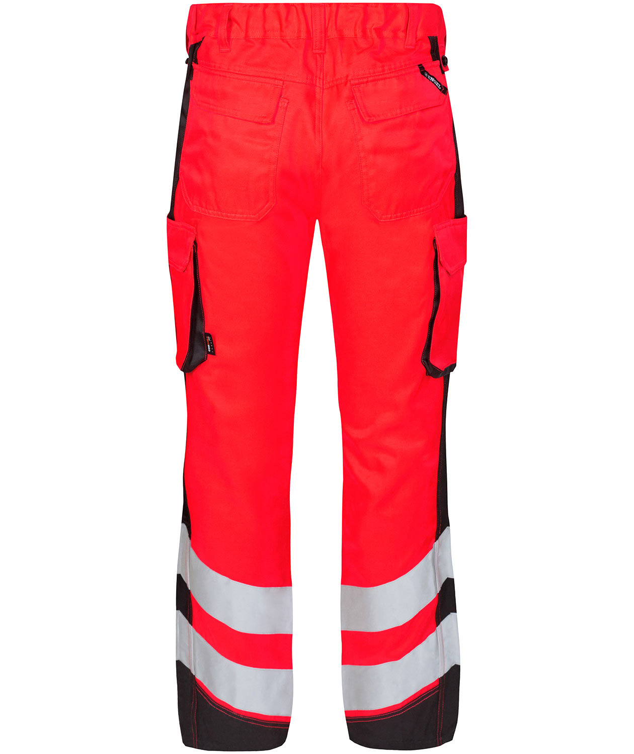 Engel Safety Light work trousers, Hi-vis Red/Black, large image number 1