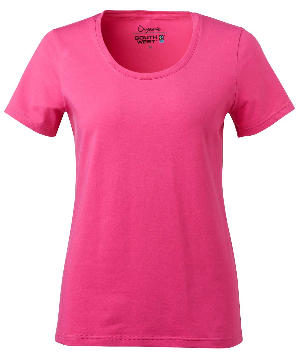 South West Nora &oslash;kologisk dame T-shirt, Cerise, large image number 0