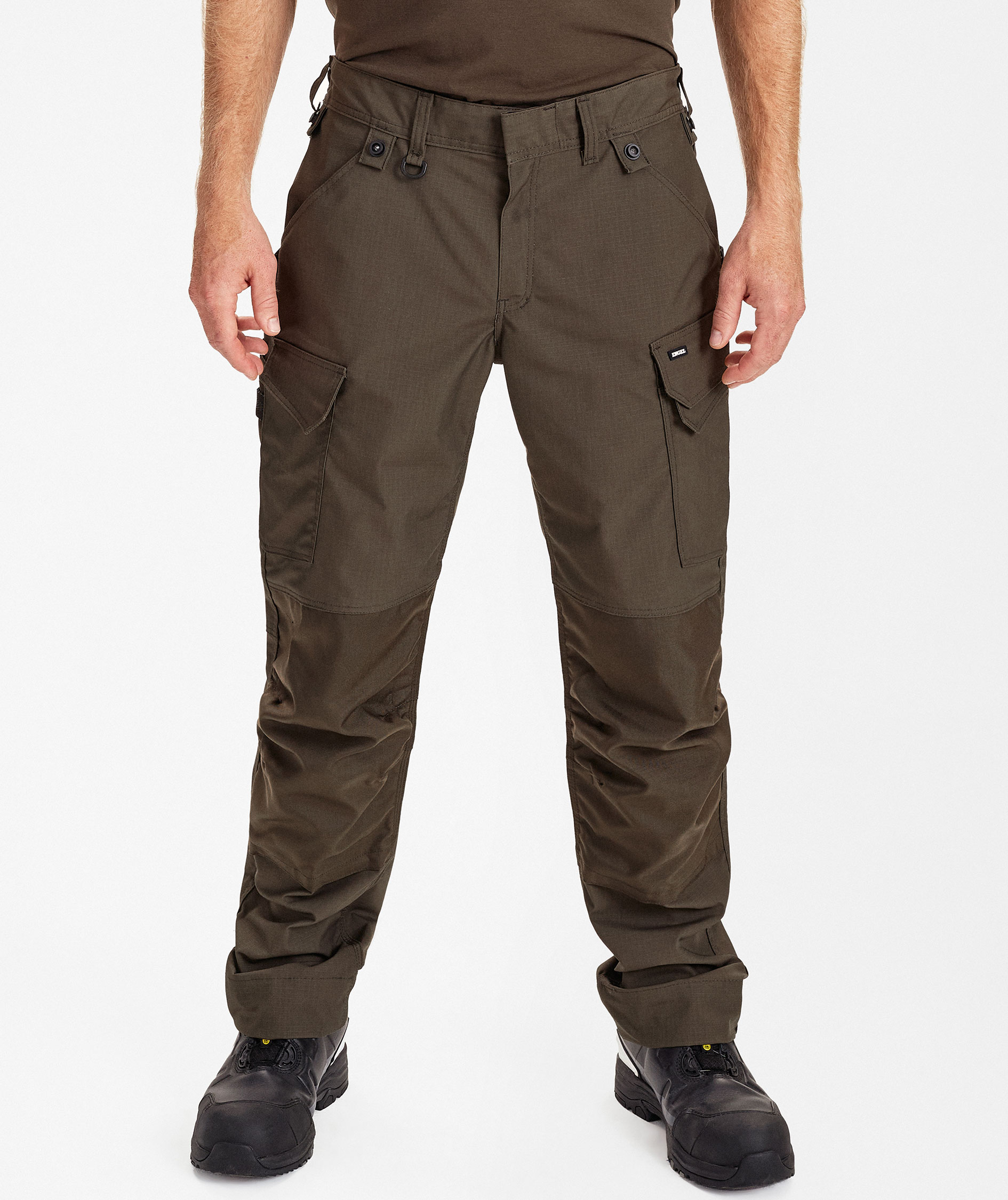 Engel Entire arbetsbyxa, Forest green, large image number 2