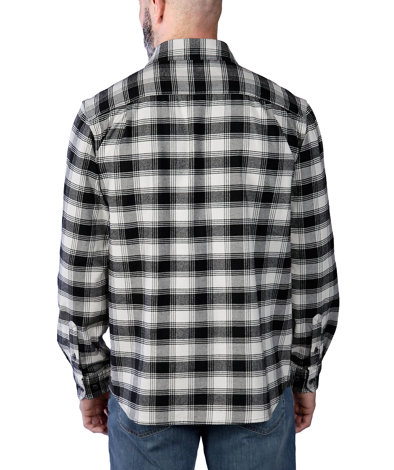 Carhartt  Midweight flannelskjorte, Malt, large image number 3