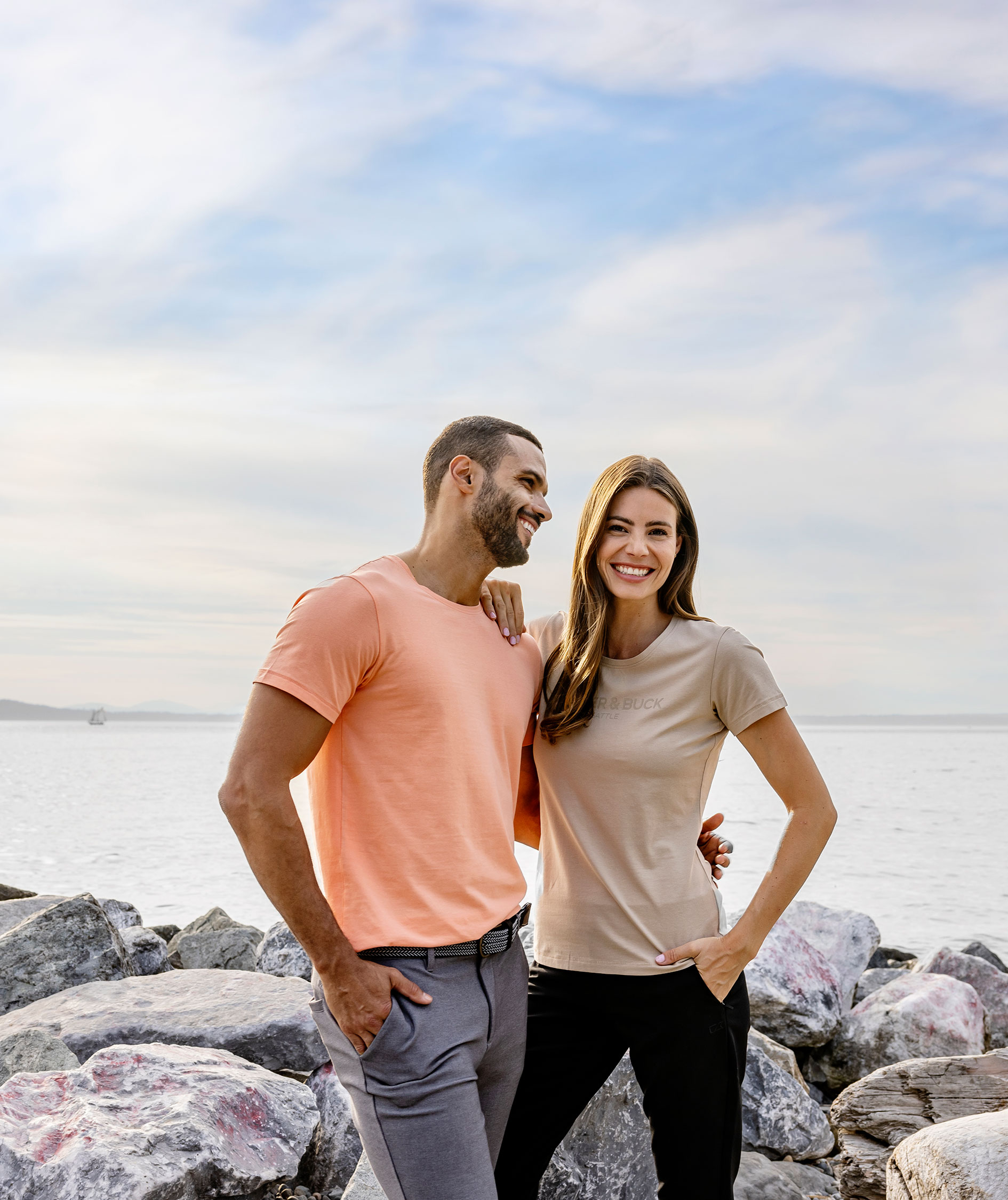 Cutter & Buck Manzanita Damen T-Shirt, Beige, large image number 5