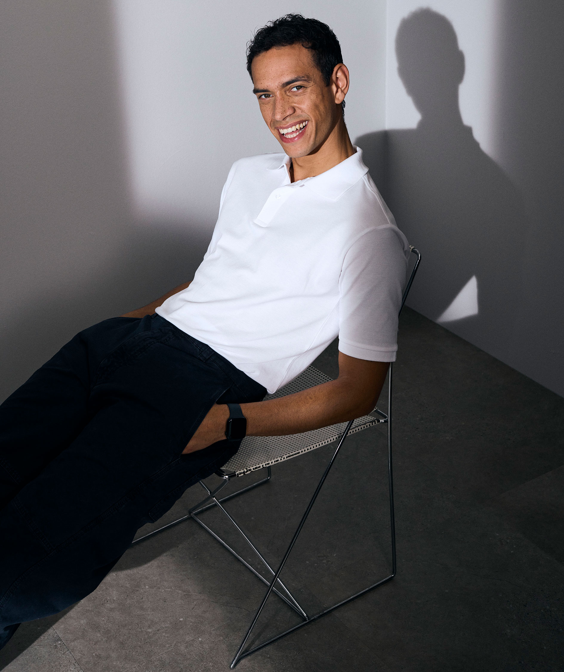 ID Yes Polo T-shirt, Hvid