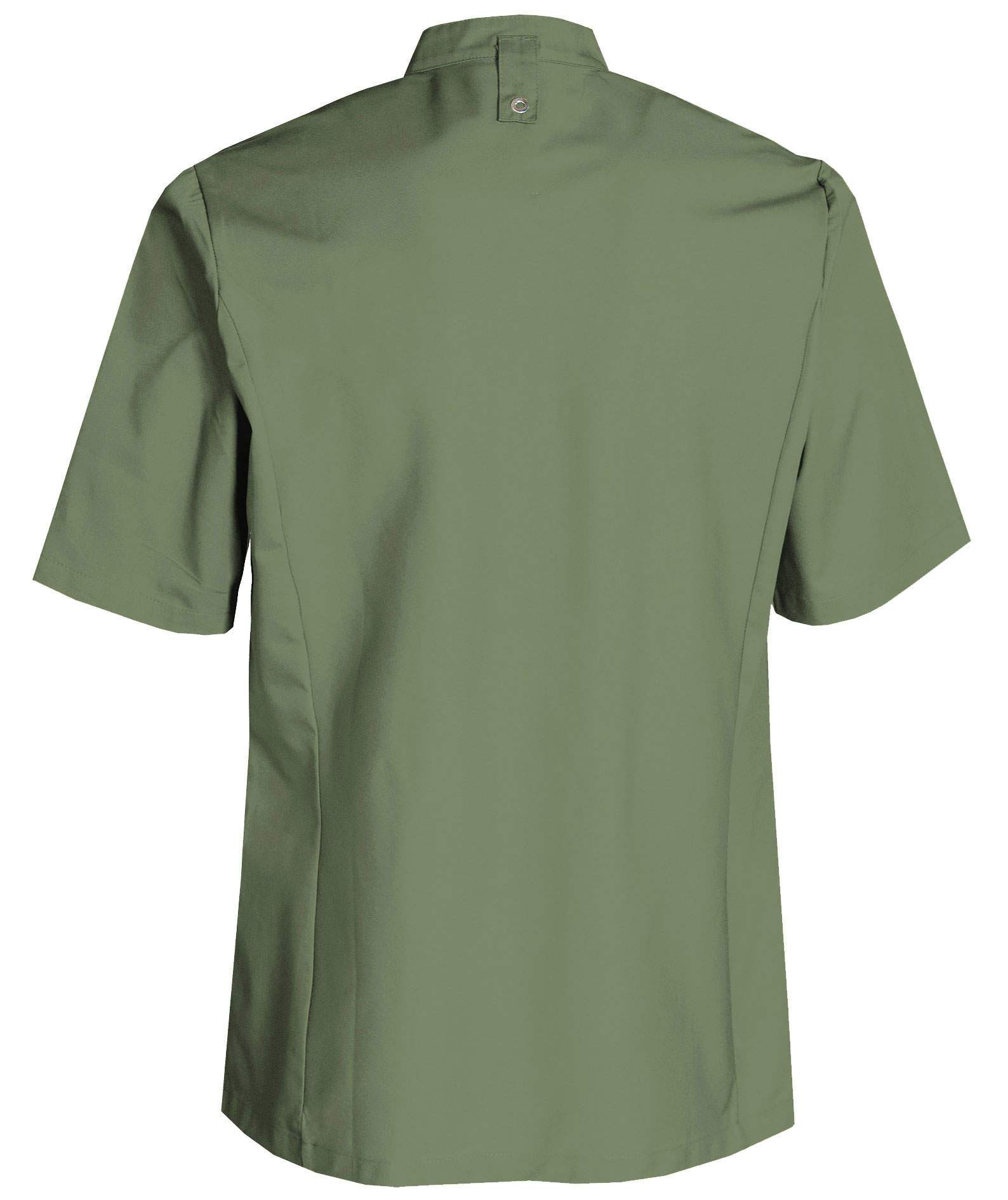 Nybo Workwear New Nordic kort&auml;rmad kockjacka, Gr&ouml;n