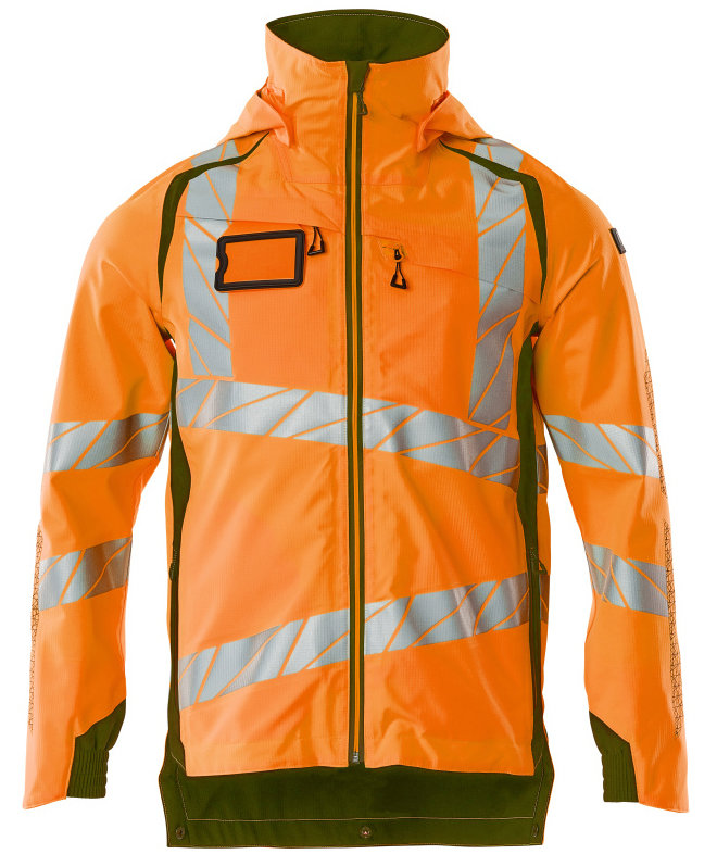 Mascot Accelerate Safe skalljakke, Hi-vis Oransje/Mosgr&oslash;nn, Hi-vis Oransje/Mosgr&oslash;nn, swatch