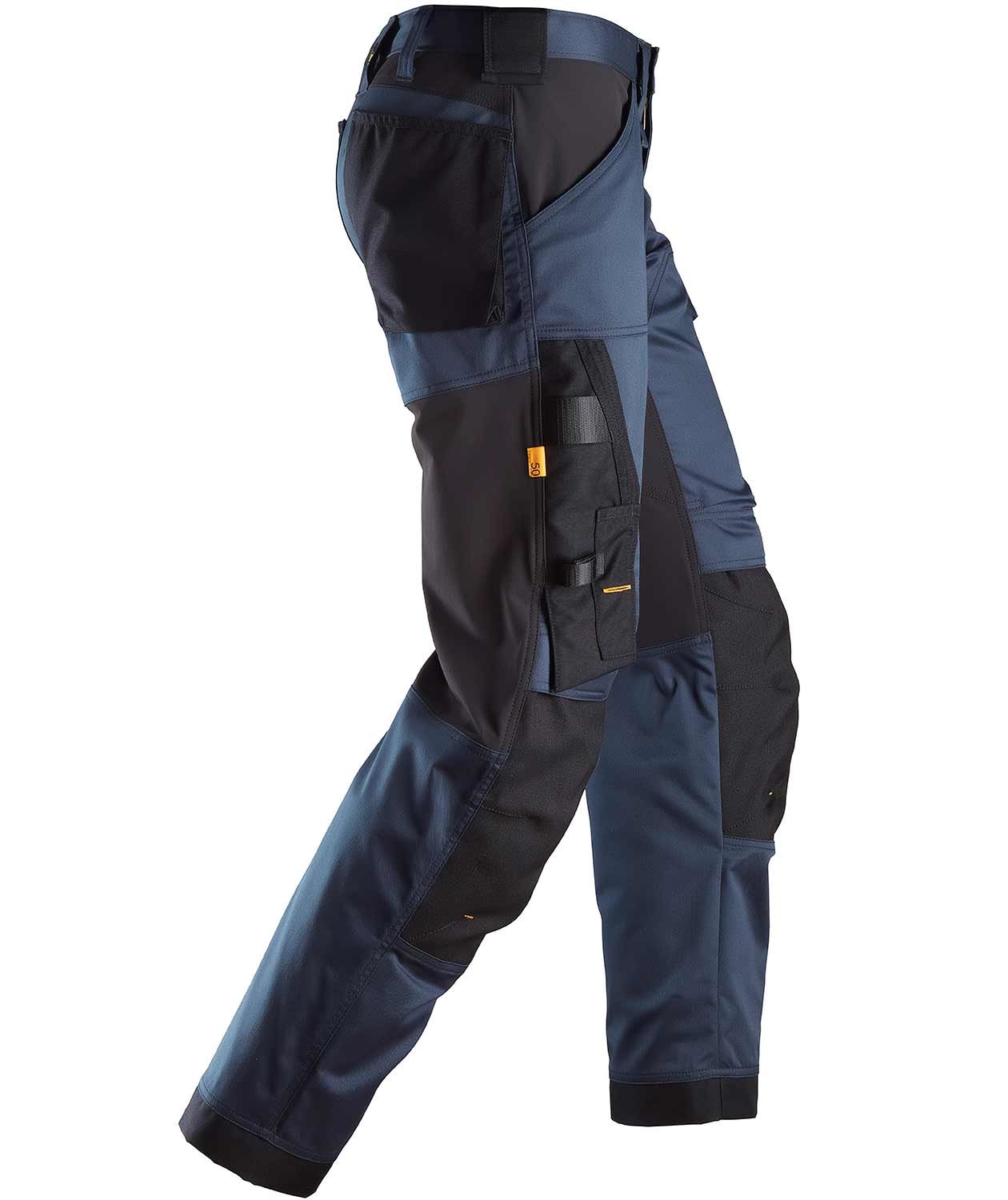 Snickers AllroundWork arbeidsbukse 6351, Navy/Svart, large image number 4
