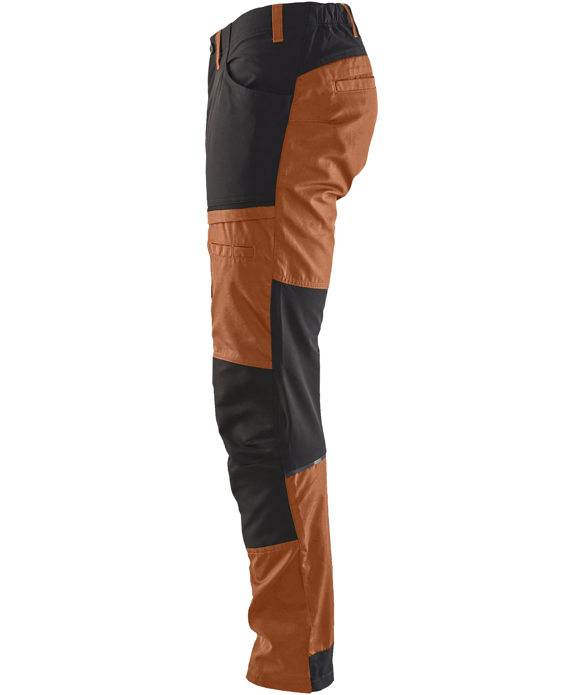 Bl&aring;kl&auml;der Unite work trousers, Rust/black, large image number 3
