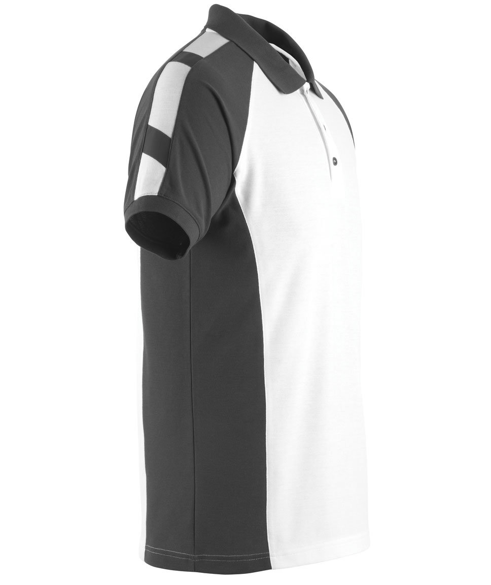 Mascot Bottrop polo T-skjorte, Hvit/M&oslash;rk&nbsp;Antrasittgr&aring;, large image number 3