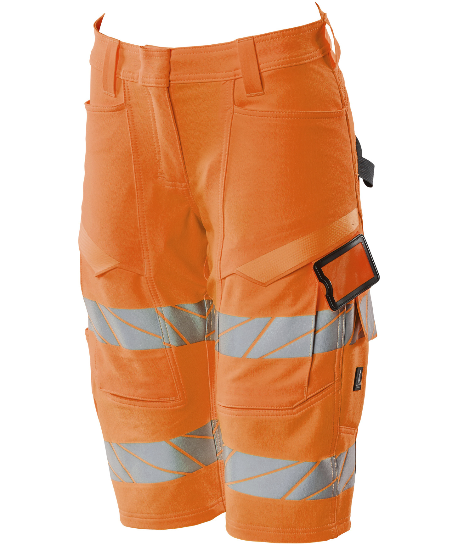 Mascot Accelerate Safe diamond fit dame shorts full stretch, Hi-vis Orange, large image number 2