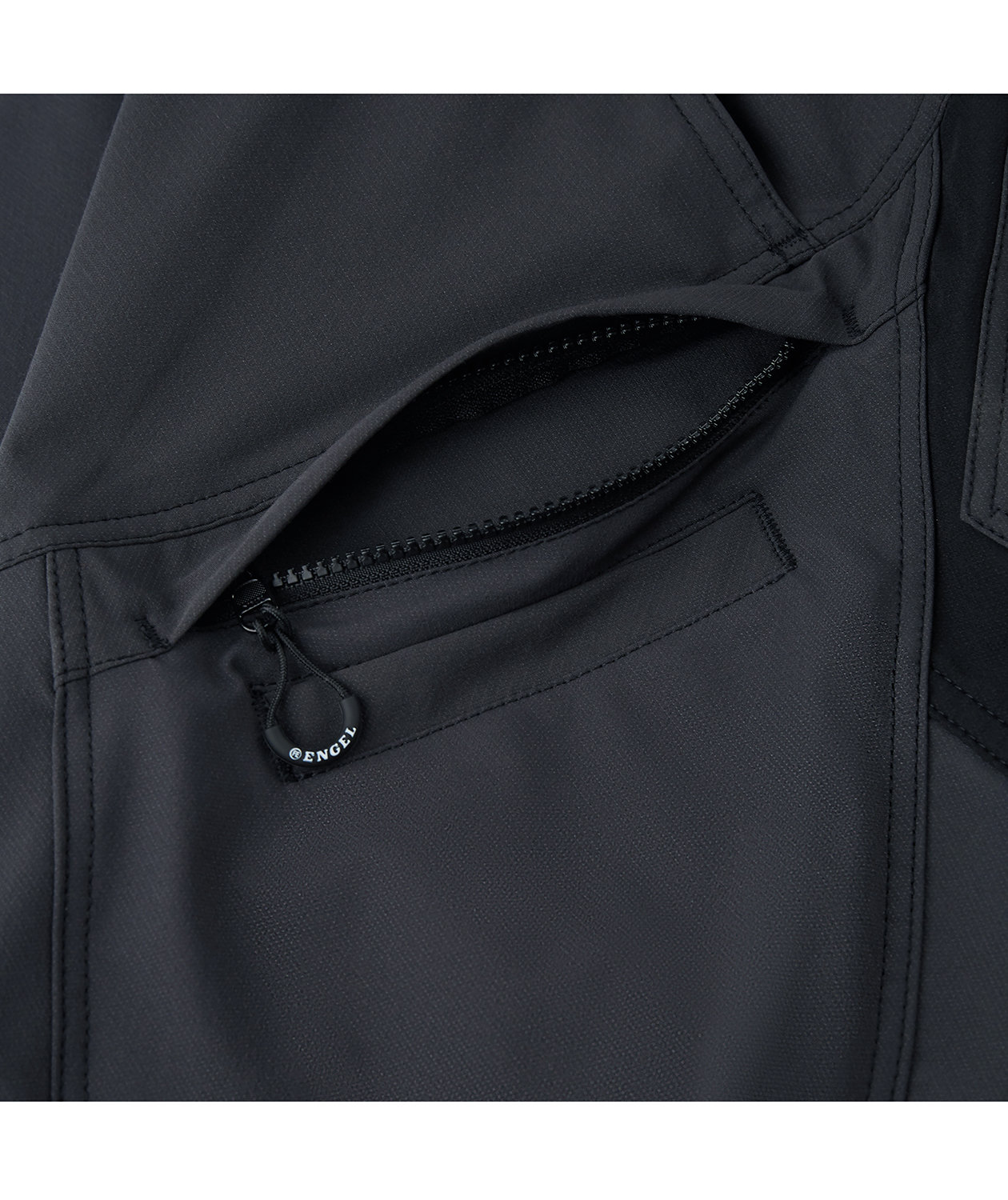 Engel X-treme arbetsbyxa full stretch, Antracitgr&aring;, large image number 2