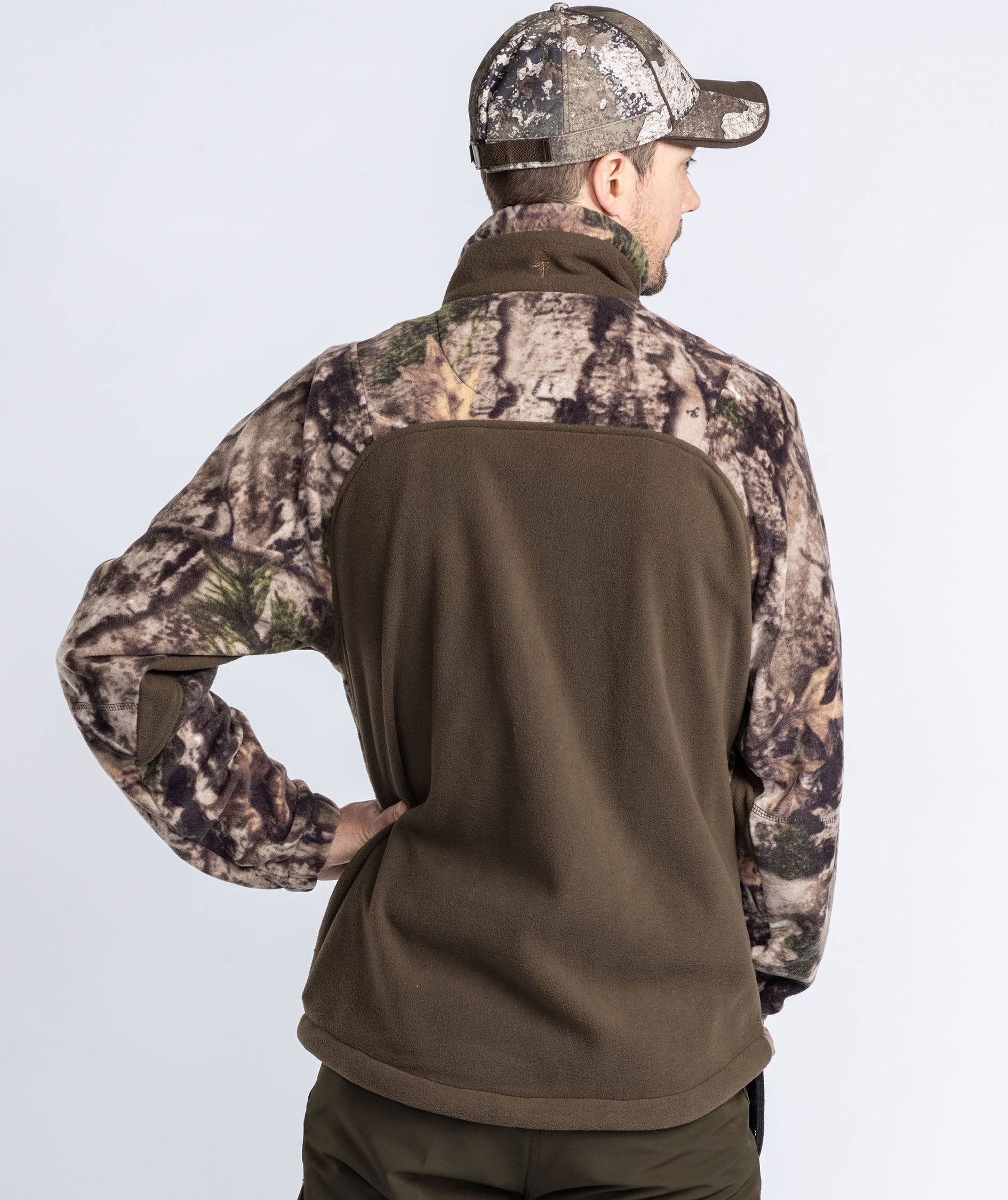 Pinewood&nbsp;Oviken fleecejakke, Atera Camou/Hunting Green, large image number 4