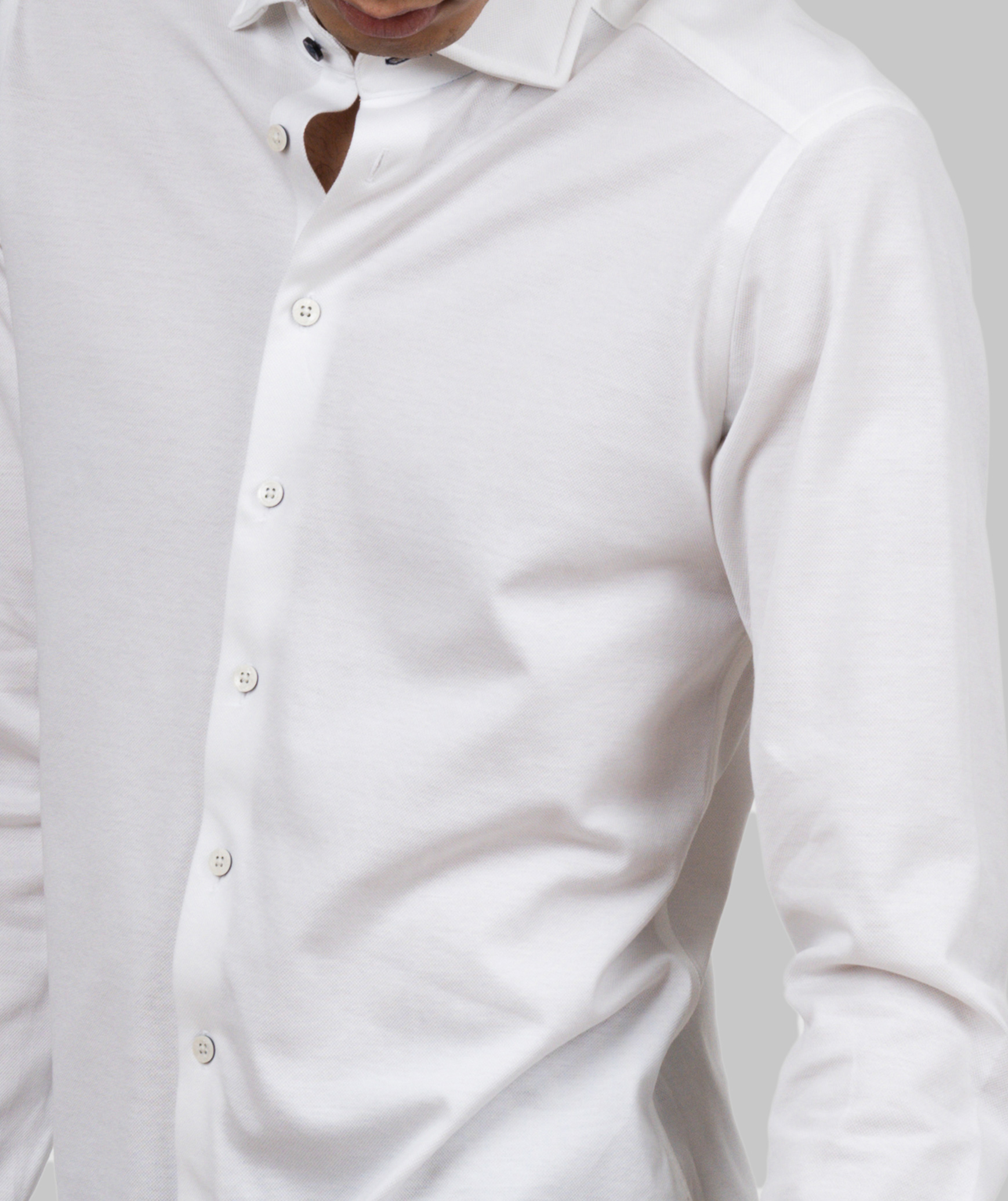 J. Harvest & Frost Indigo Bow 34 slim fit skjorte, Hvit, large image number 4