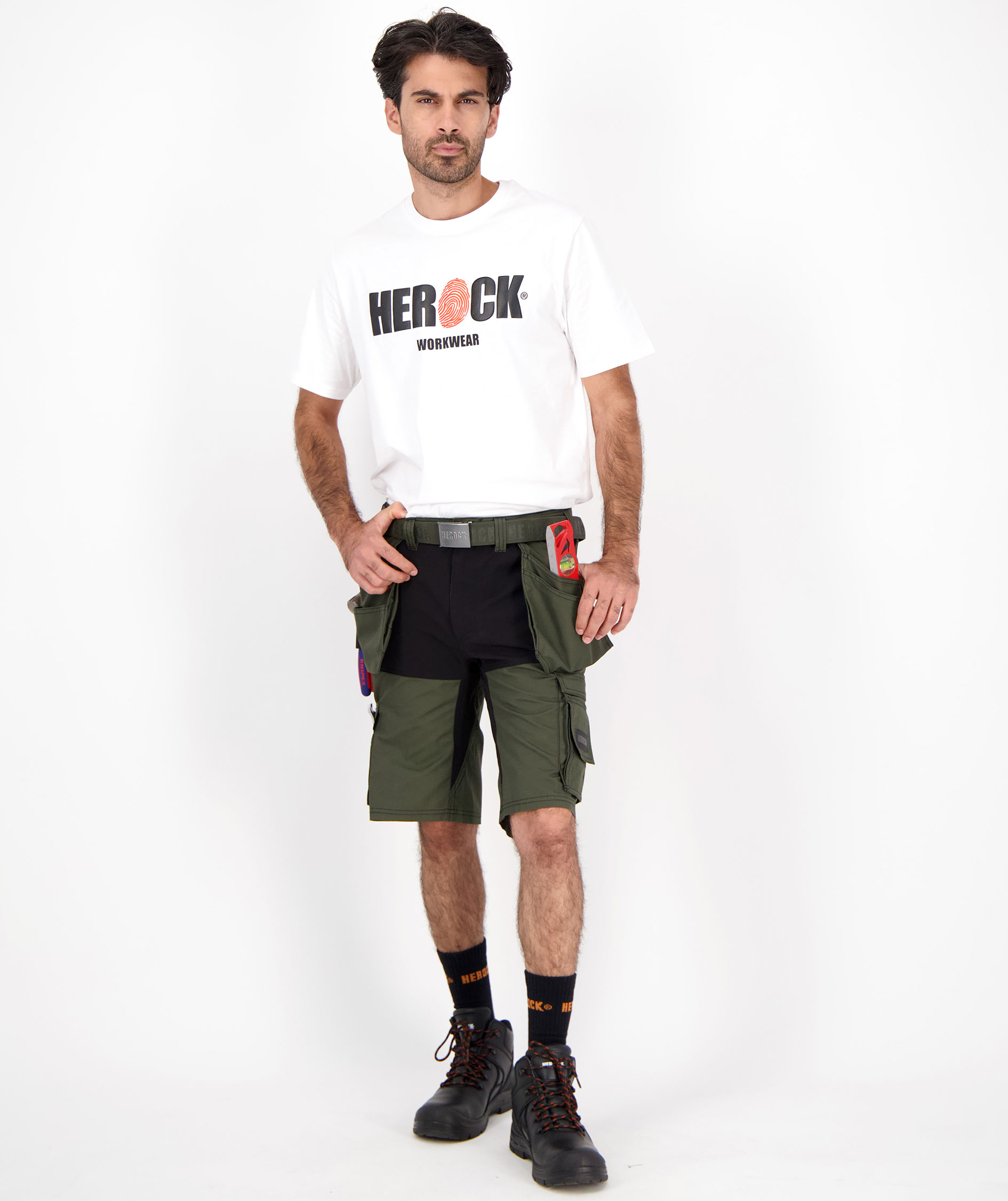 HEROCK Speri craftsman shorts, Dark Khaki/Black, large image number 1
