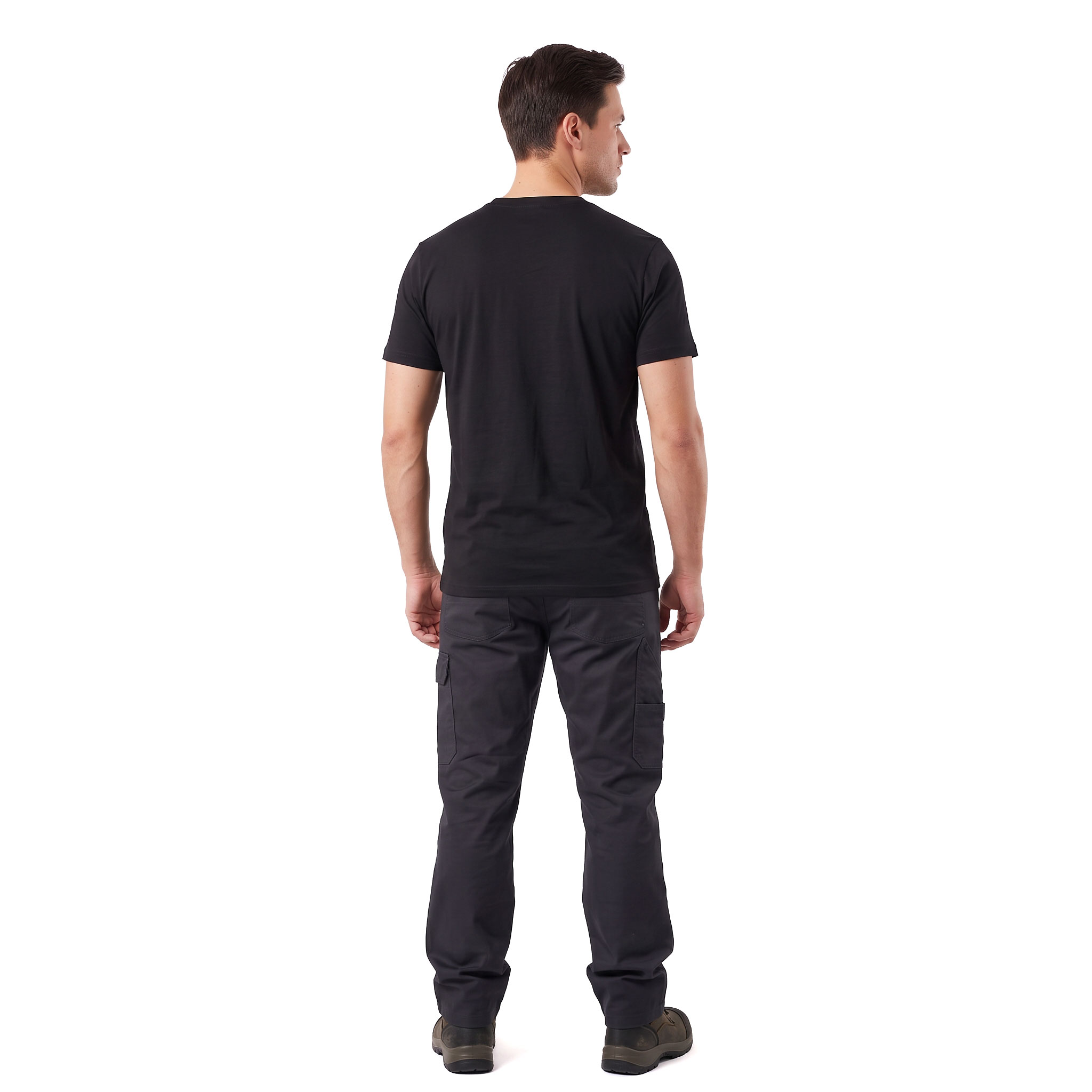 ID Yes T-shirt, Black, large image number 3