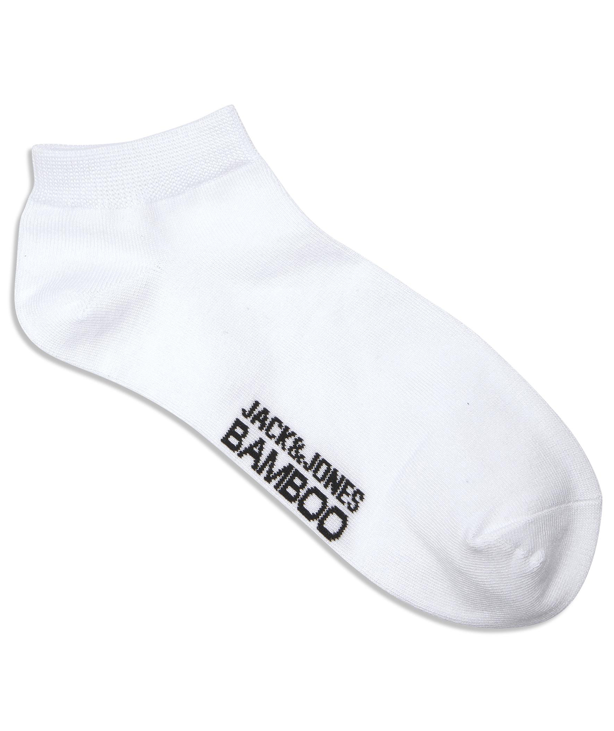 Jack & Jones JABASIC 5-pack bambus ankelstrumpor, Vit