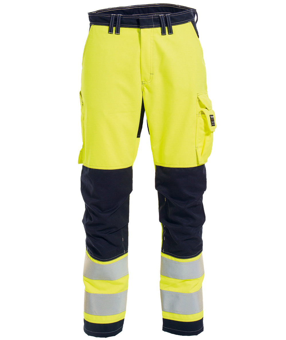 Tranemo Tera TX Arbeitshose, Hi-vis gelb/marineblau, large image number 0