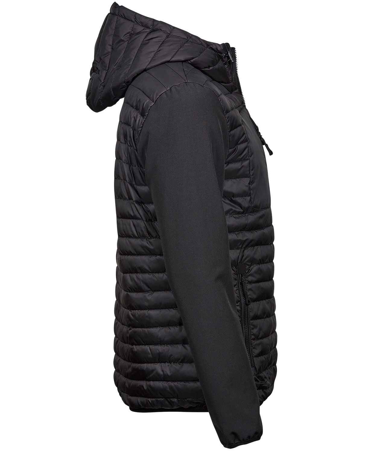 Tee Jays Hooded Crossover jacket, Black, large image number 4