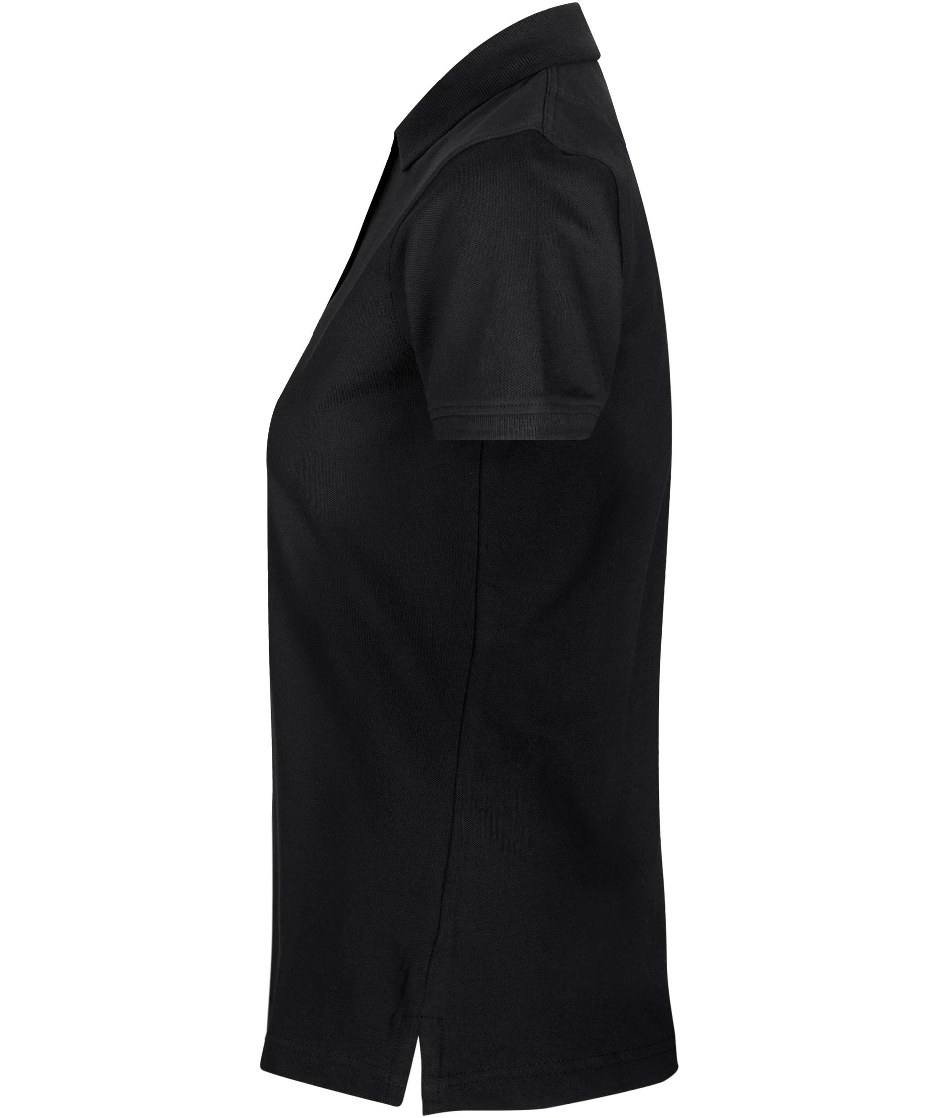 ID Damen Poloshirt mit Stretch, Schwarz, large image number 2