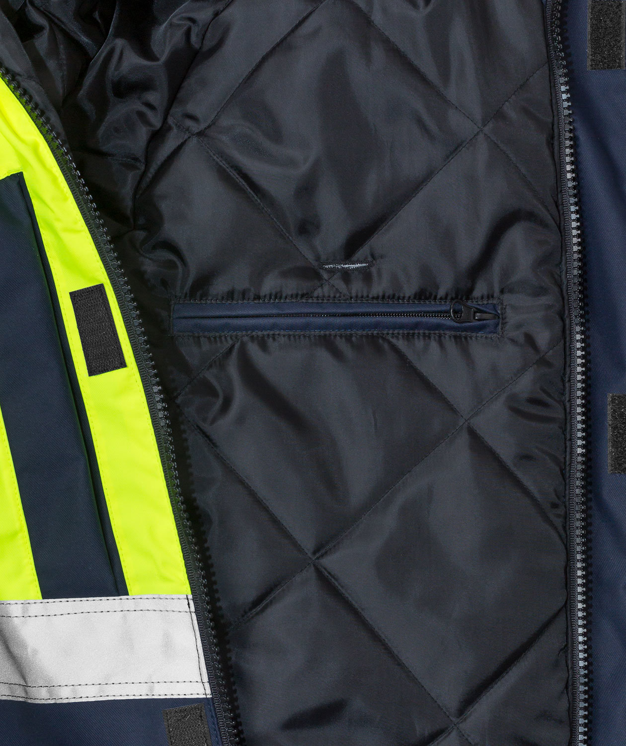 Fristads Airtech&reg; vinterjakke 4035, Hi-vis&nbsp;Gul/Marine, large image number 3