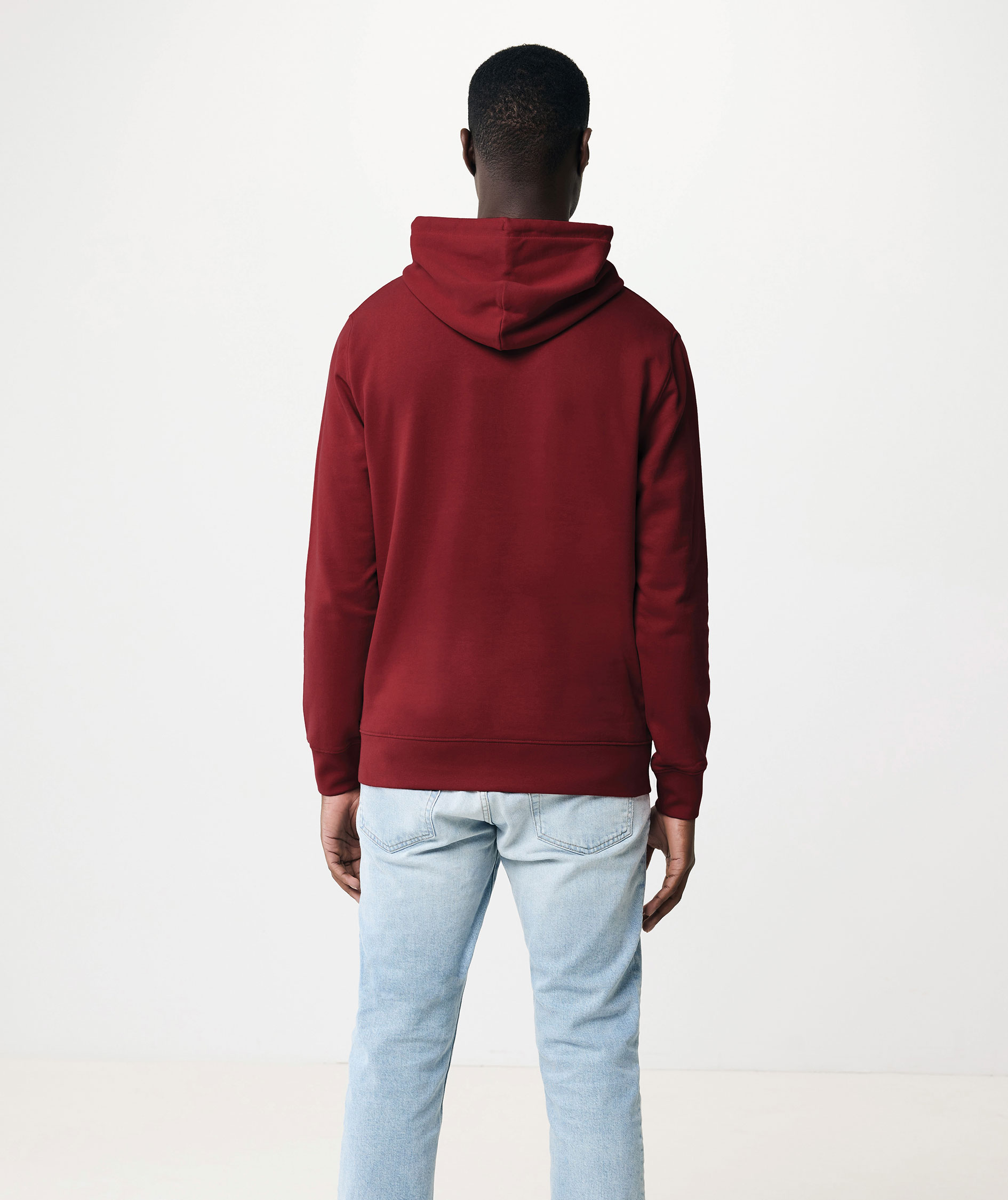 Iqoniq Rila hoodie, Bordeaux Red, large image number 3