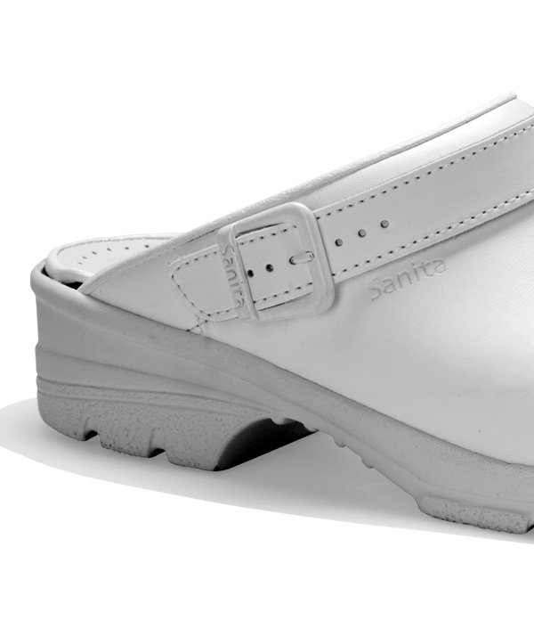 Sanita San duty skyddstr&auml;skor med h&auml;lrem SB, Vit, large image number 2