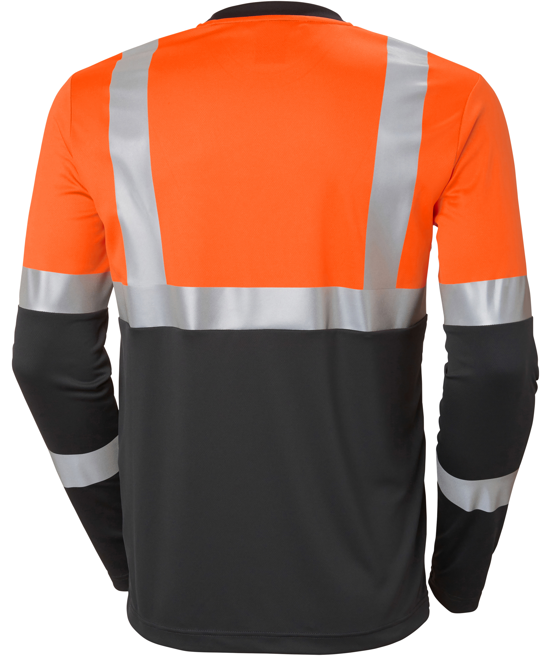 Helly Hansen Addvis lang&auml;rmliges T-Shirt, Hi-vis Orange/Ebony, large image number 2