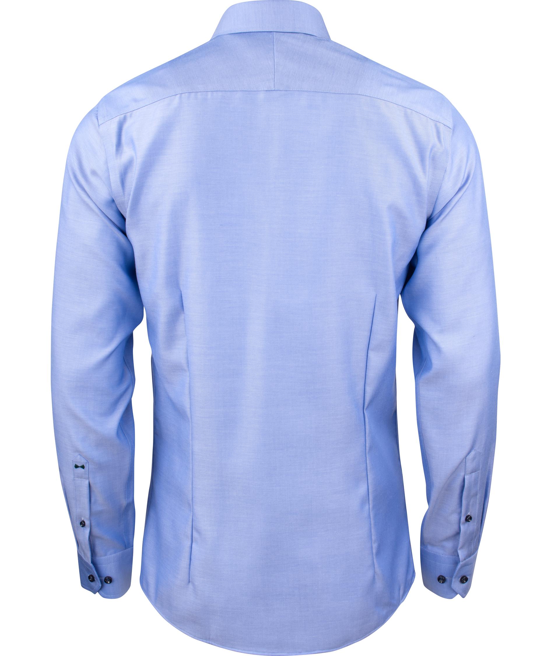 J. Harvest & Frost Twill Green Bow O1 regular fit skjorta, Mid Blue, large image number 1