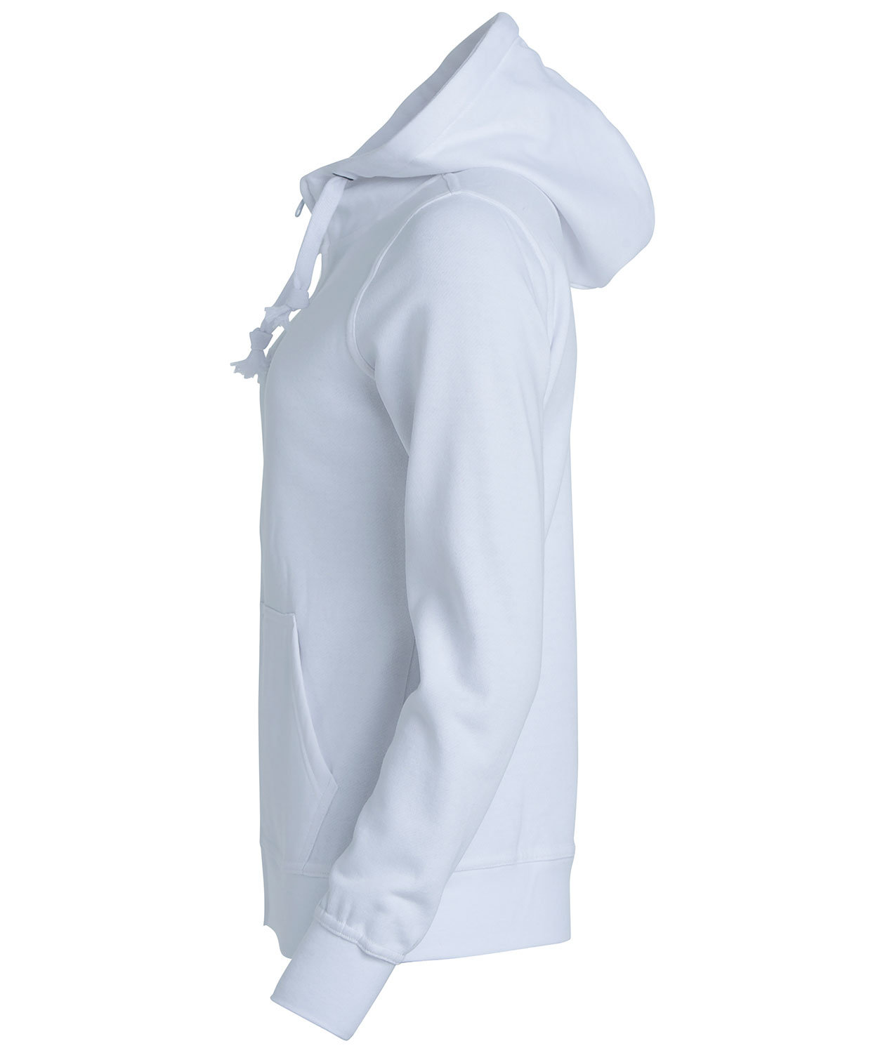 Clique Basic Hoody Zip dame hettegenser, Hvit, large image number 1