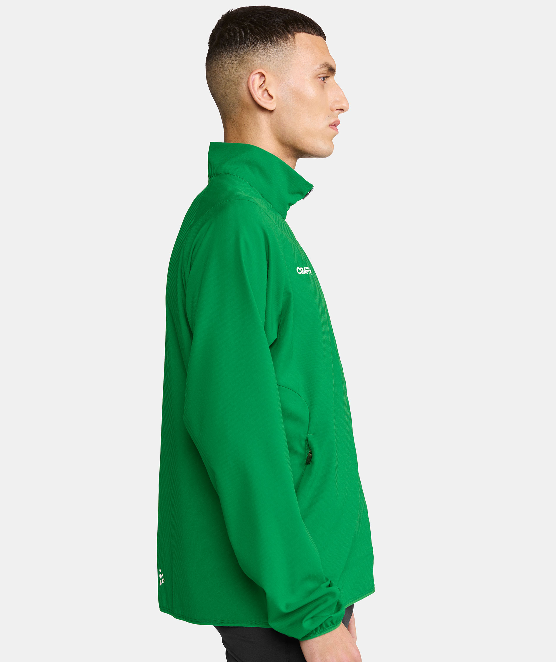 Craft Rush 2.0 Trainingsjacke, Team green, large image number 3