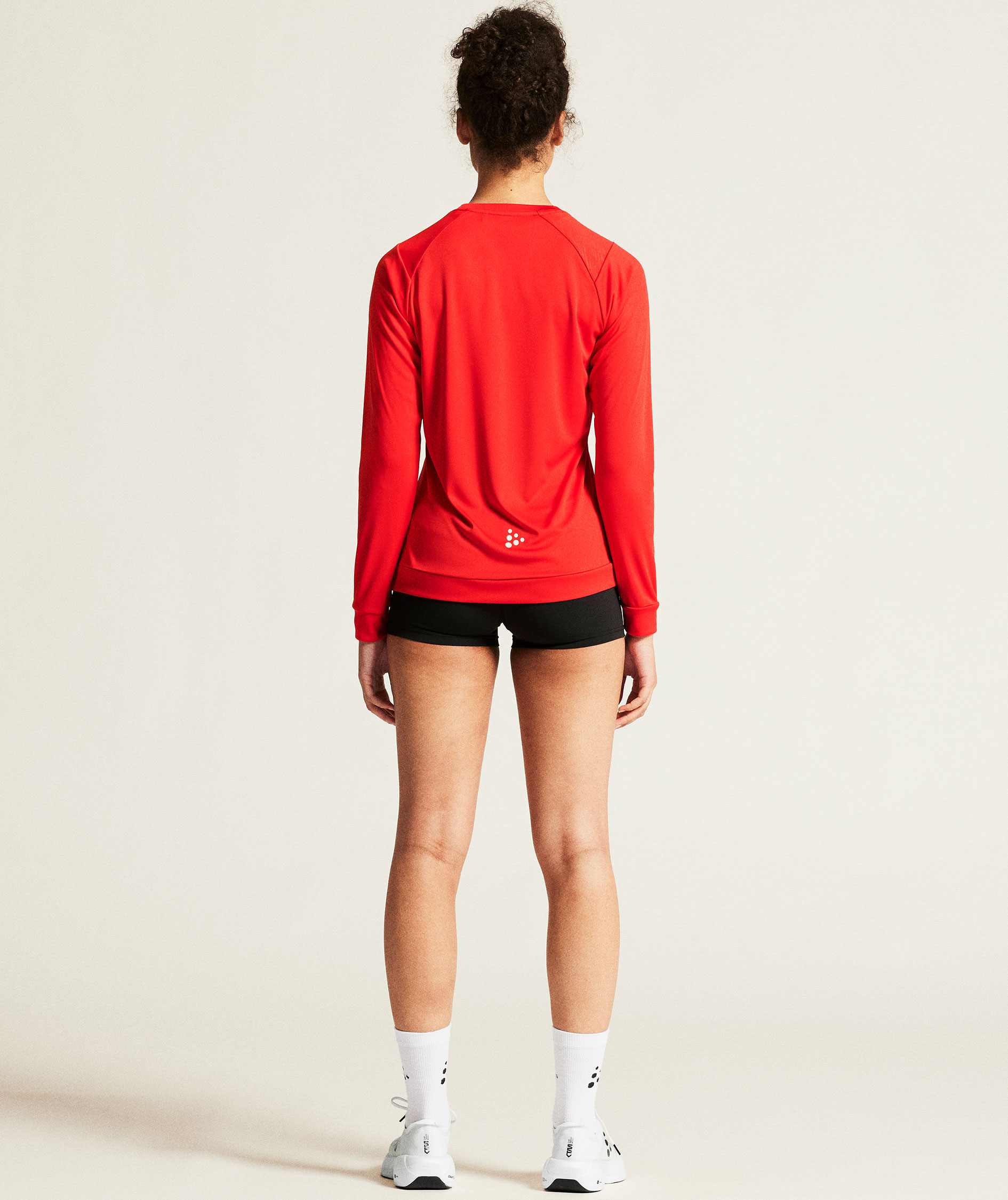 Craft Rush 2.0 langermet dame T-skjorte, Bright red, large image number 8