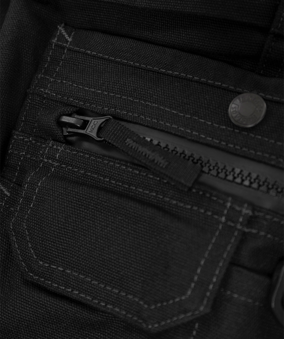 Fristads Green craftsman trousers 2530 GCYD, Black, large image number 7