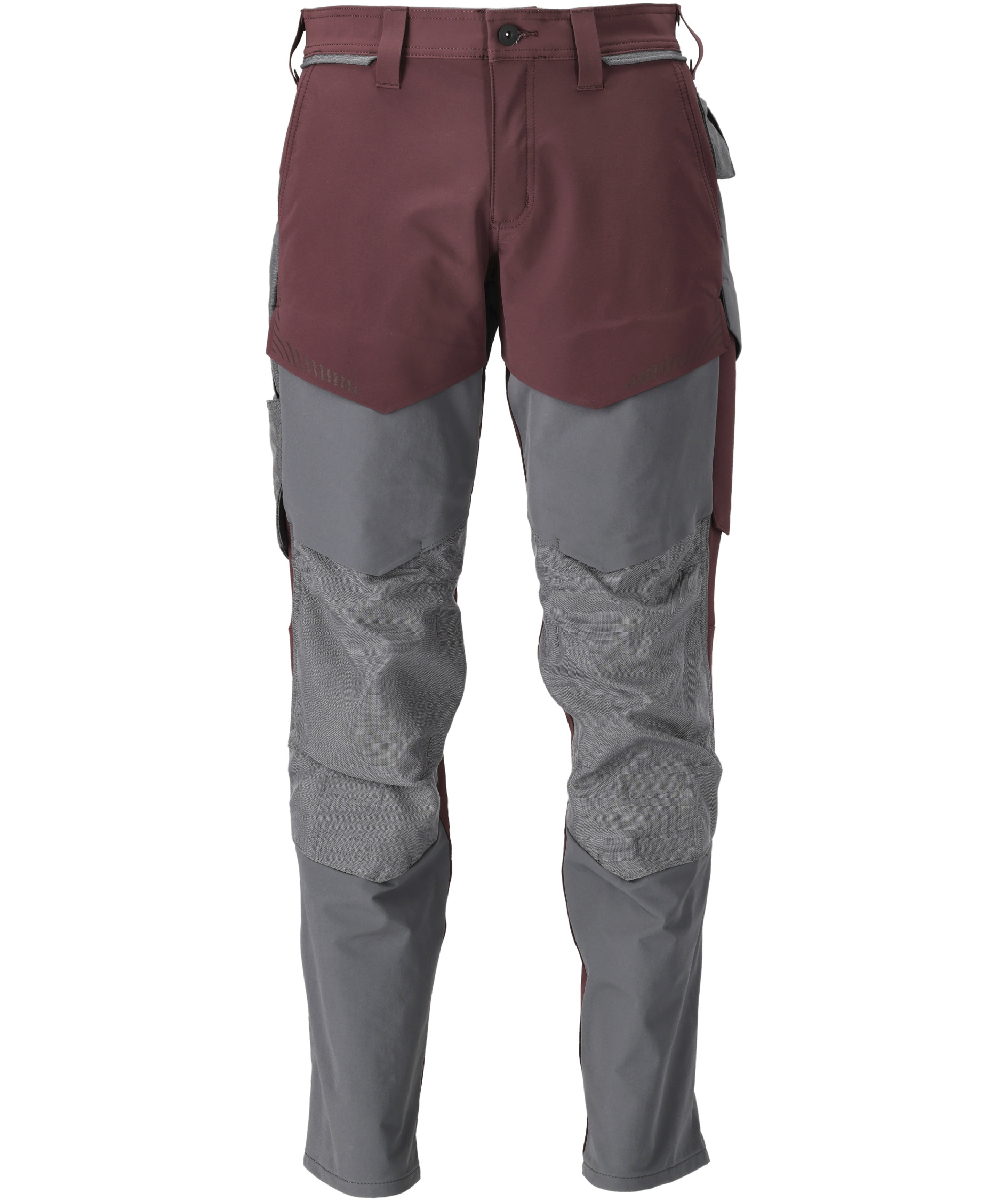 Mascot Customized arbejdsbukser full stretch, Bordeaux/Stengr&aring;, Bordeaux/Stengr&aring;, swatch
