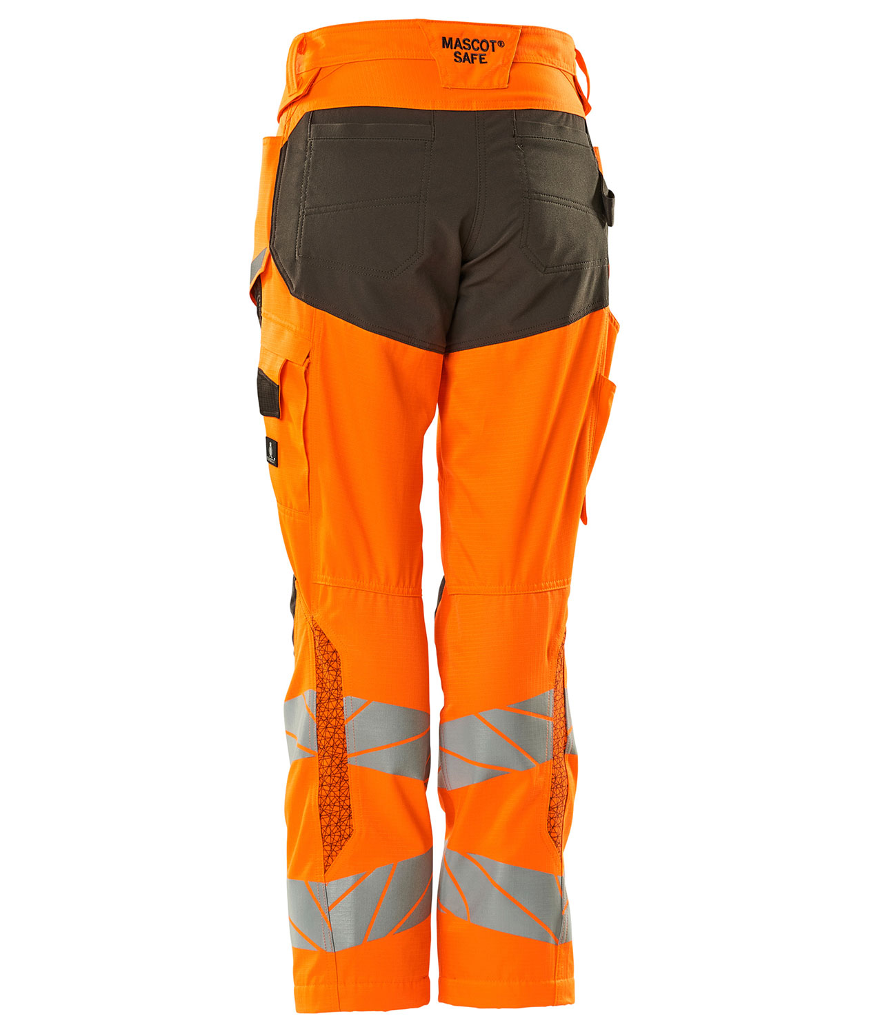 Mascot Accelerate Safe dame arbejdsbukser, Hi-vis Orange/M&oslash;rk antracit, large image number 1