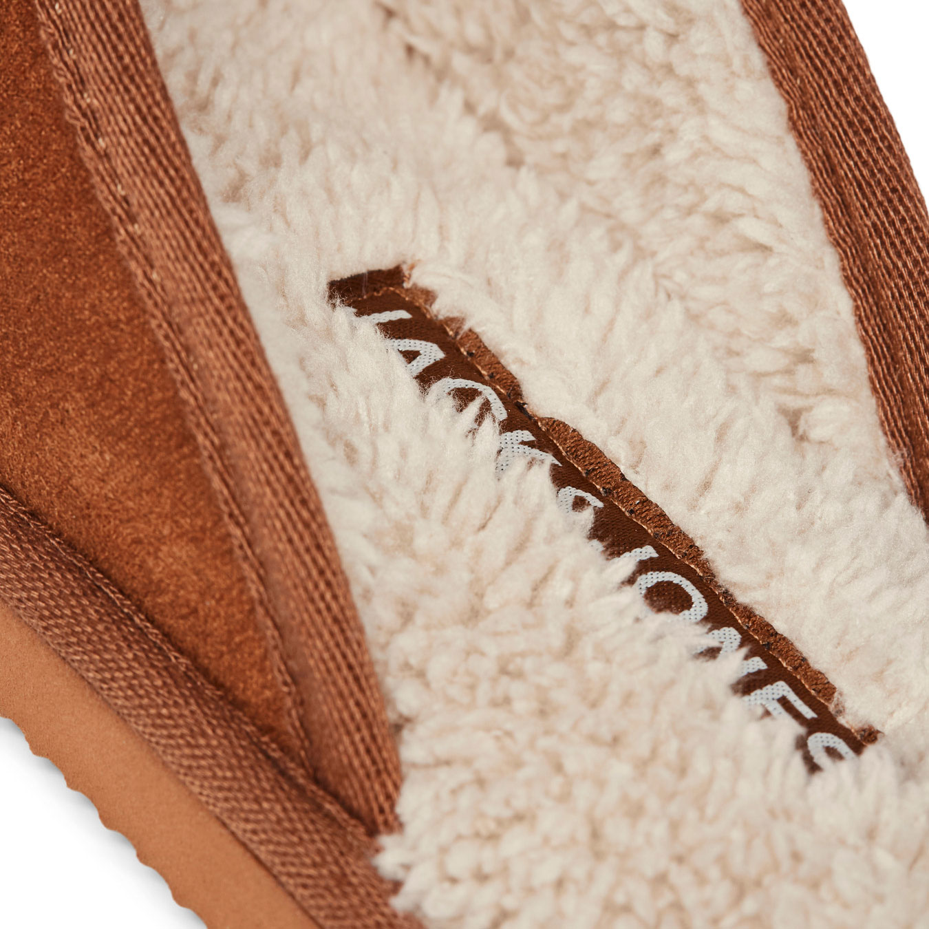 Jack & Jones JFWDUDELY mikrofiber slippers, Almond, large image number 4