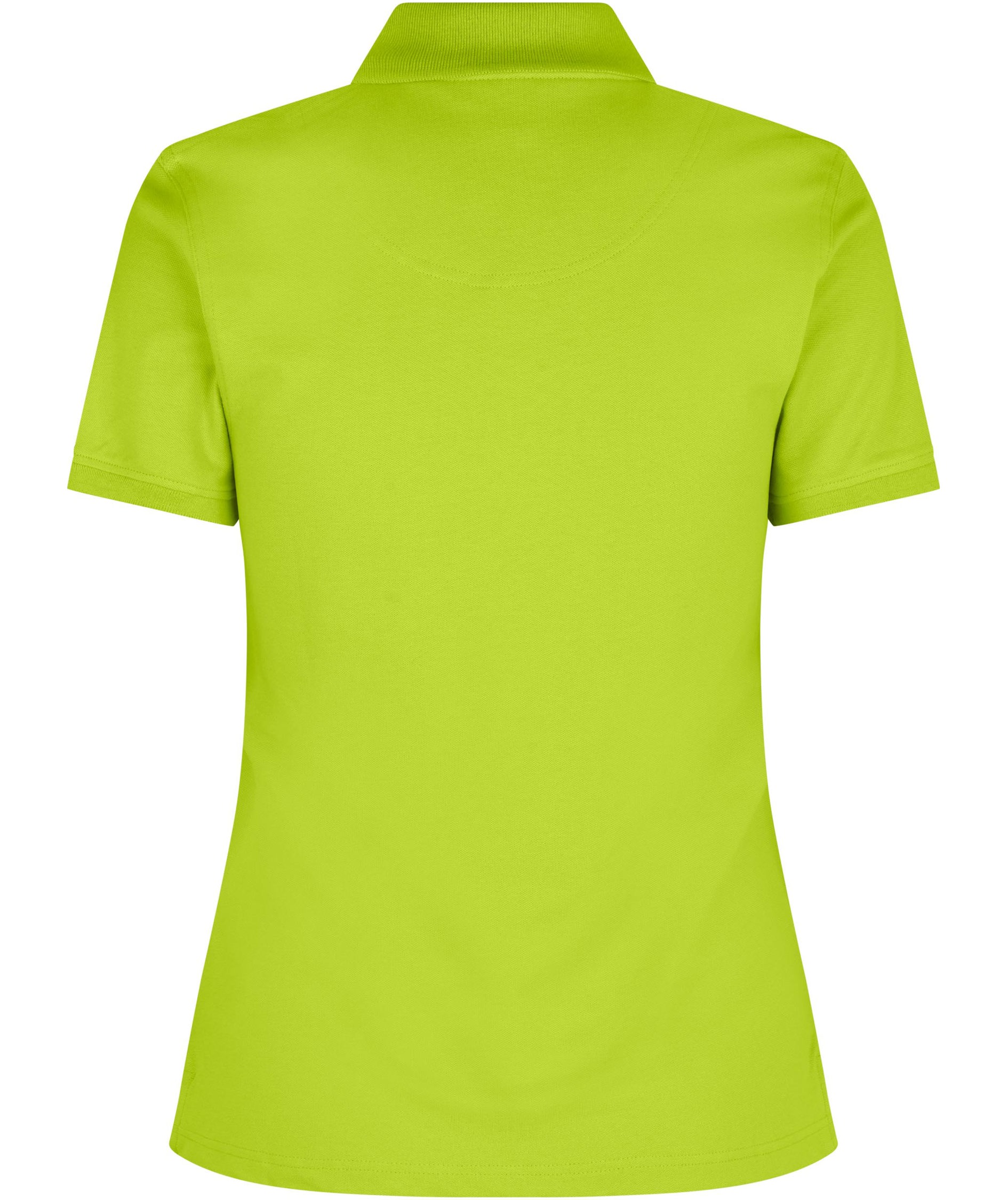 ID Damen Poloshirt mit Stretch, Lime Gr&uuml;n