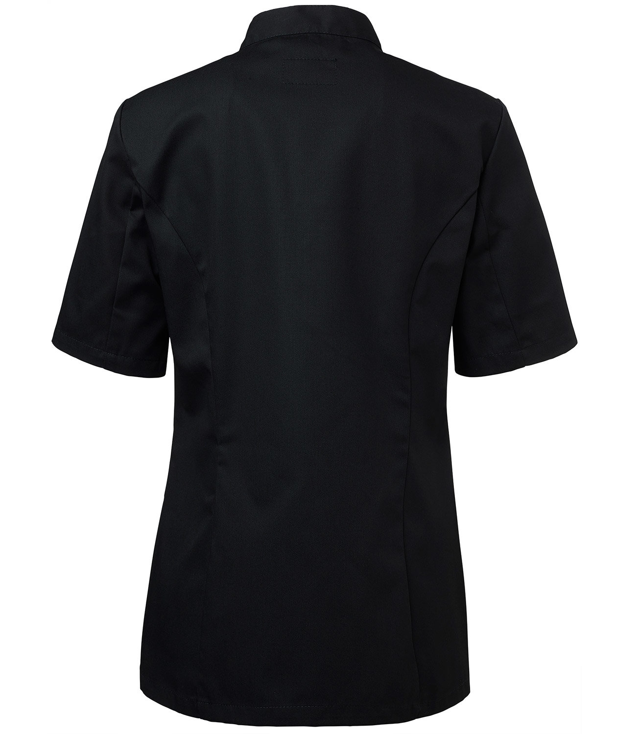 Segers kort&auml;rmad kockjacka dam, Svart