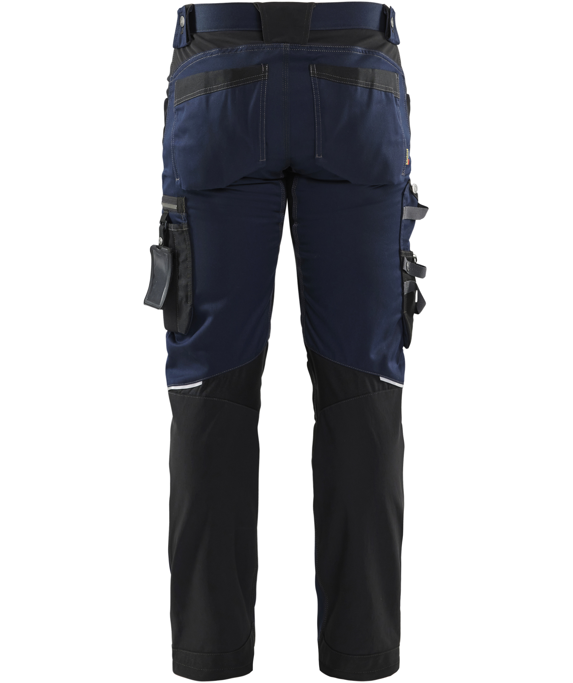 Bl&aring;kl&auml;der arbejdsbukser, M&oslash;rk Marinebl&aring;/Sort, large image number 2