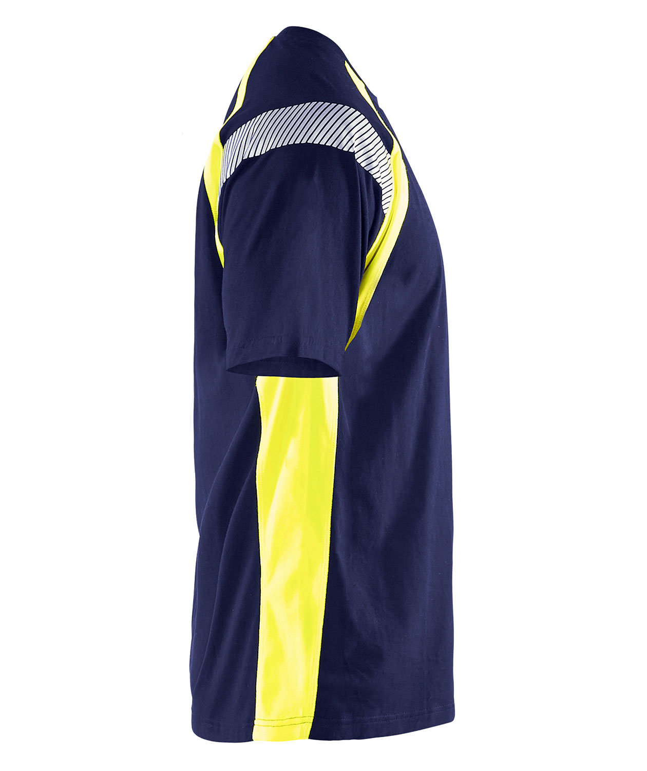 Bl&aring;kl&auml;der T-skjorte, Marine/Hi-Vis gul, large image number 1