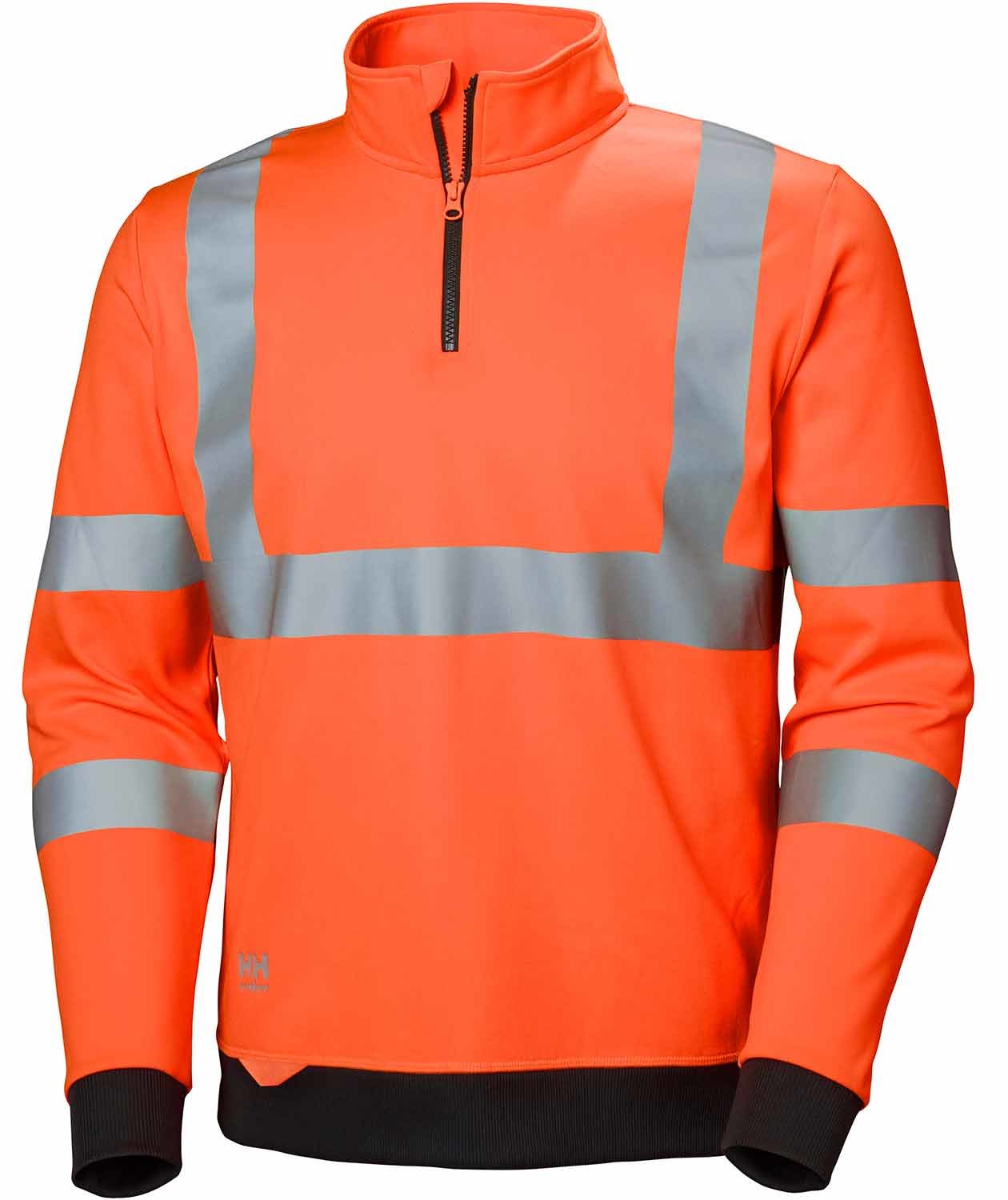 Helly Hansen Addvis half zip sweatshirt full stretch, Hi-vis Orange, large image number 0