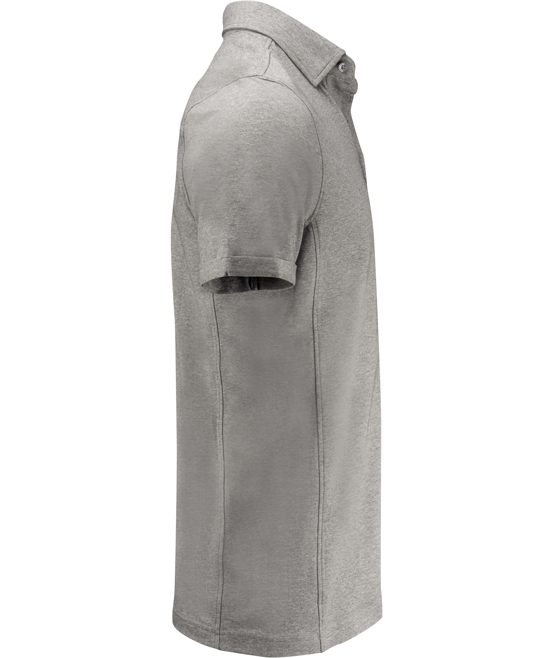 J. Harvest Sportswear American polo T-shirt, Grey melange , large image number 3