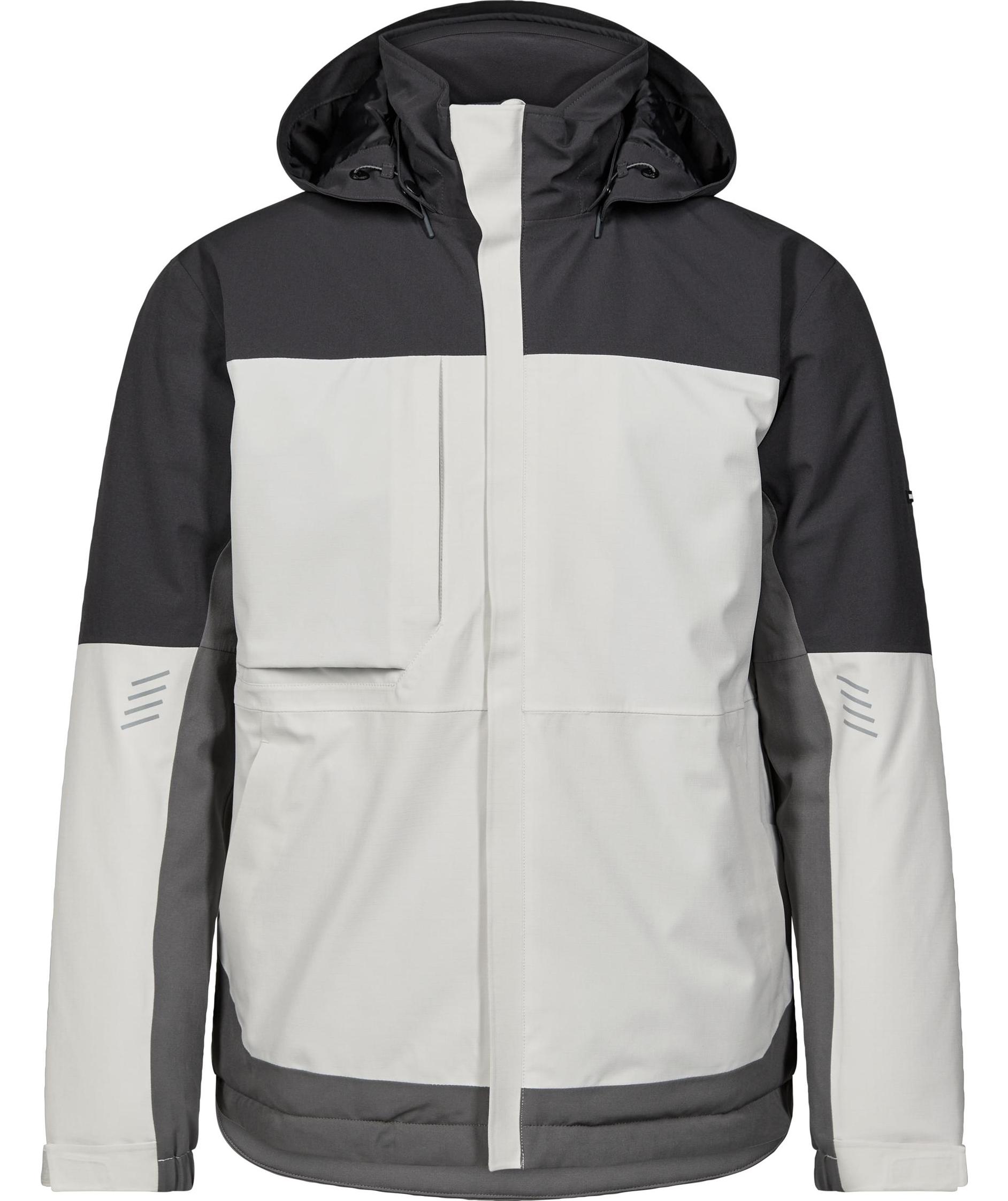 Engel Entire Winterjacke, Bone White/Anthracite Grey, Bone White/Anthracite Grey, swatch