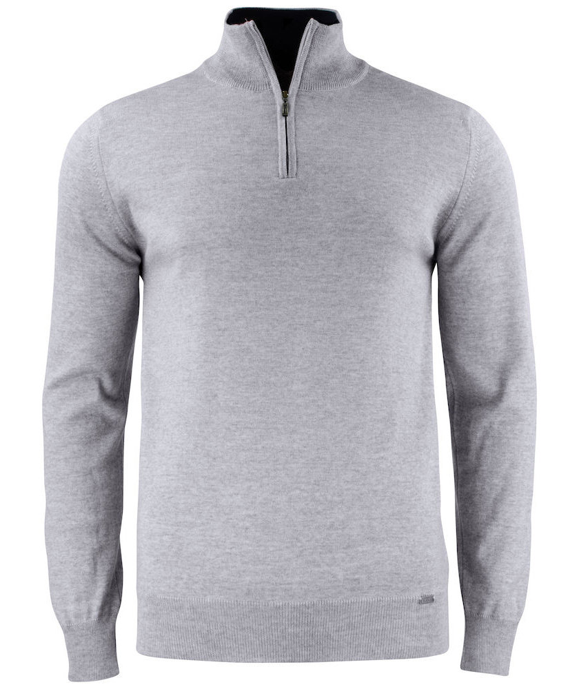 Cutter & Buck Everett  Sweatshirt mit Merinowolle, Grau Melange, Grau Melange, swatch