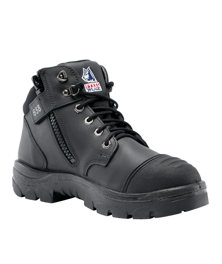 Steel Blue Parkes Bump Cap Zip skyddsk&auml;ngor S3