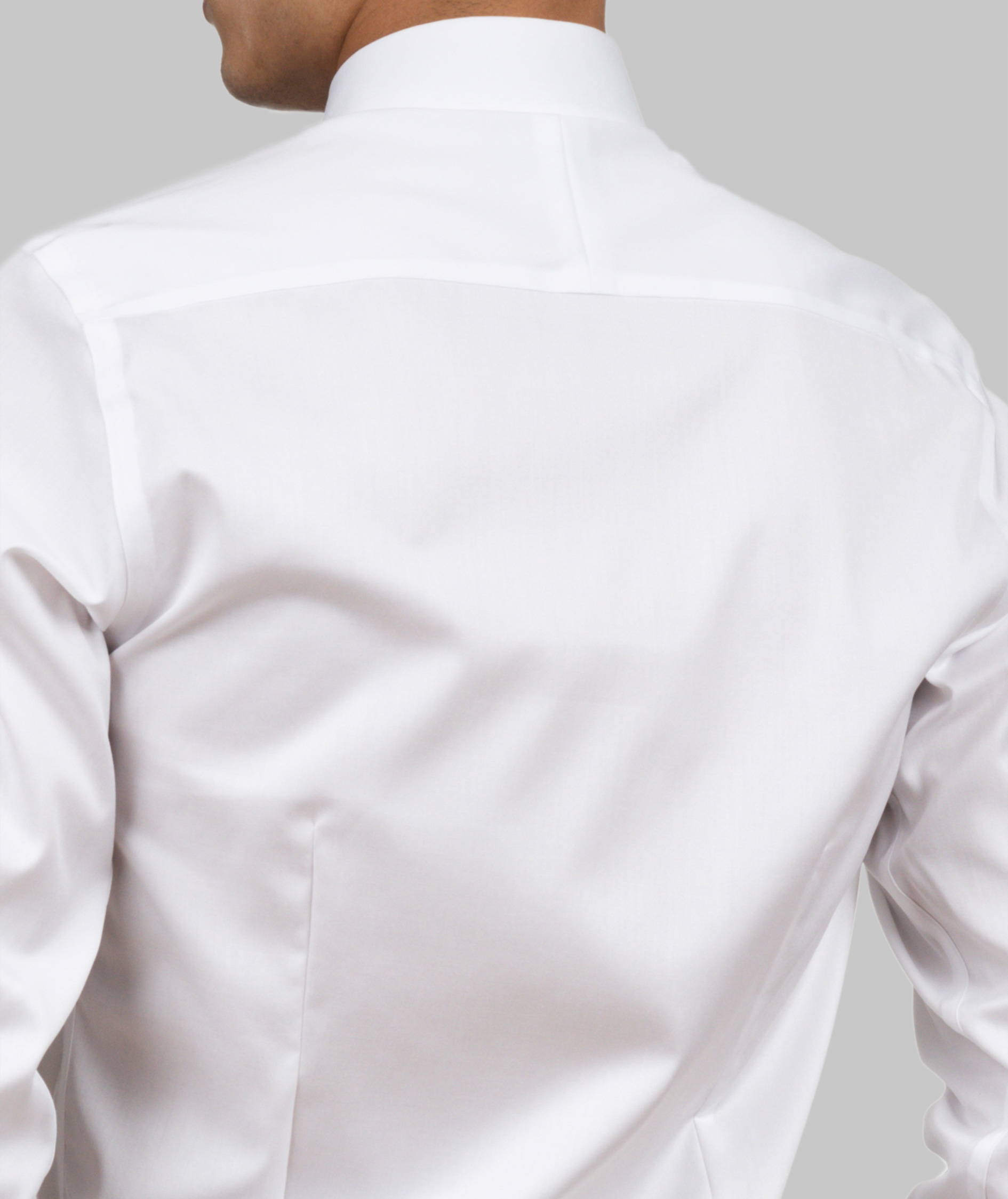 J. Harvest & Frost Twill Green Bow O1 slim fit skjorta, Vit, large image number 5